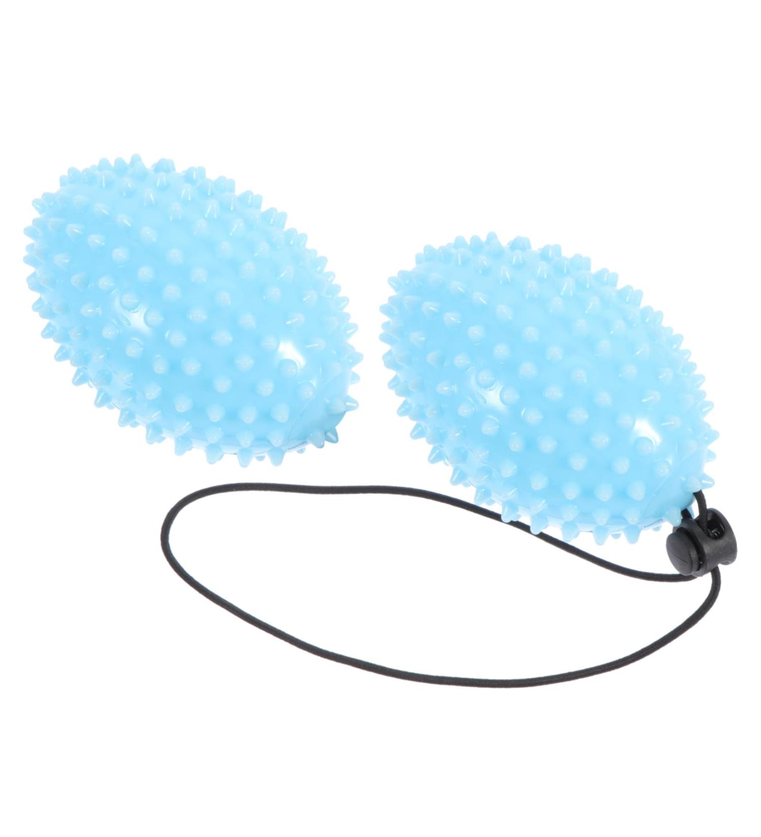 Gatuida 2-in-1 Exercise Ball with Rope Handle - Strengthen Hands & Wrists | TPR Fitness Trainer for Home Workouts - Buy Online on GoSupps.com