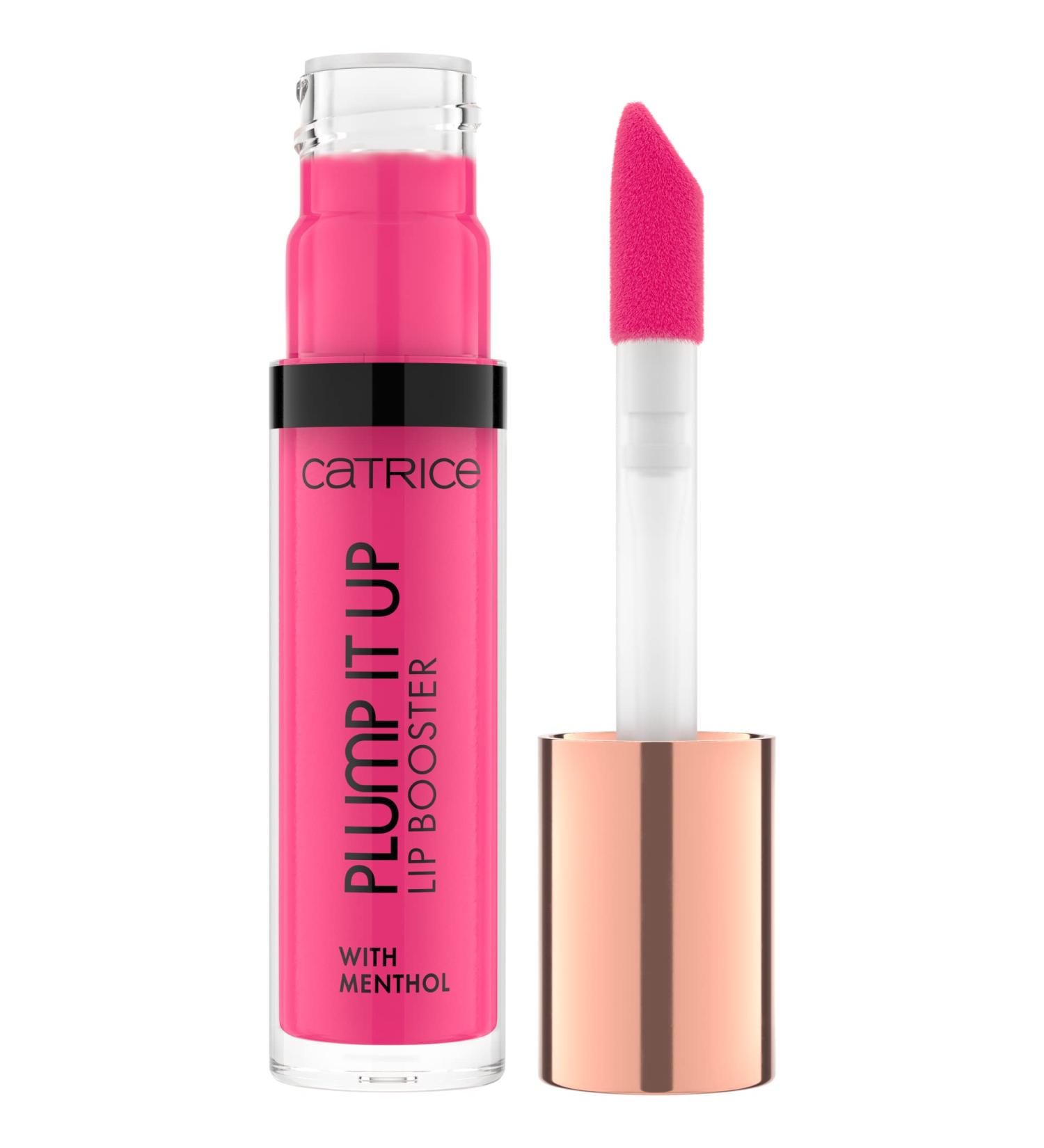 Catrice Plump It Up Lip Booster 080 - Pink Glossy Vegan Lip Gloss | Cooling & Coloring Effect | 3.5ml - Alcohol & Paraben Free No Microplastics - Buy Online on GoSupps.com