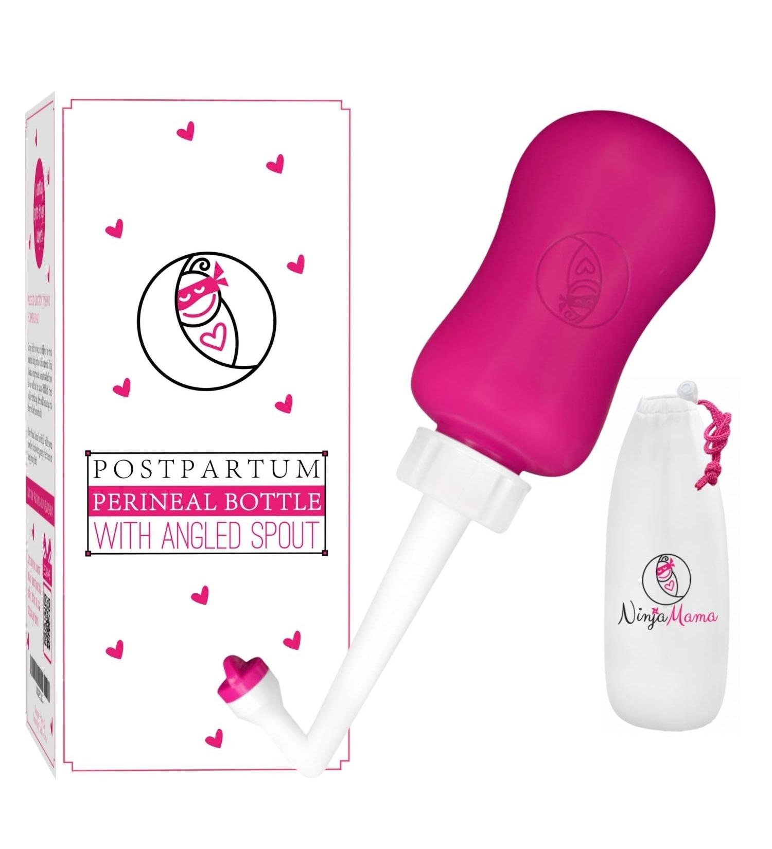 Postpartum Peri Bottle w/ Angled Spout | Labor & Delivery Hospital Bag Essential - Buy Online on GoSupps.com