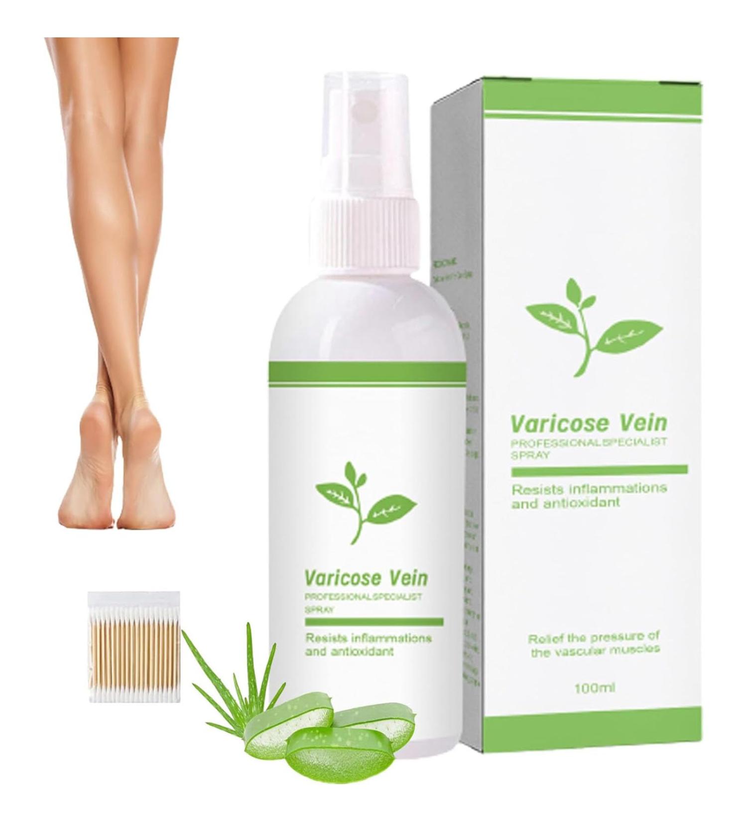 Varicose Veins Expert Spray - Effective Treatment for Legs Boost Blood Circulation & Relieve Tiredness | 1 Piece - Buy Online on GoSupps.com