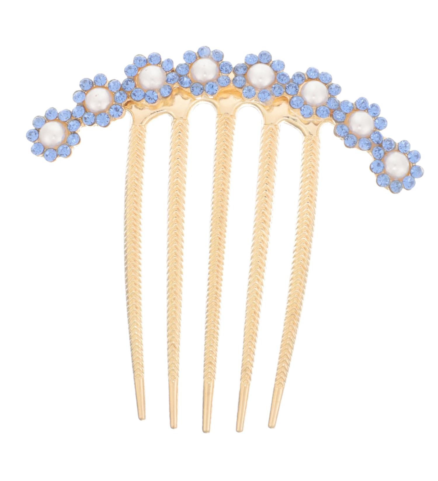 FRCOLOR bridal hair accessories girls hair accessories hair comb girl headpieces for wedding rhinestone hair pin rhinestone headpieces for women rhinestones alloy pearl women's - Buy Online on GoSupps.com