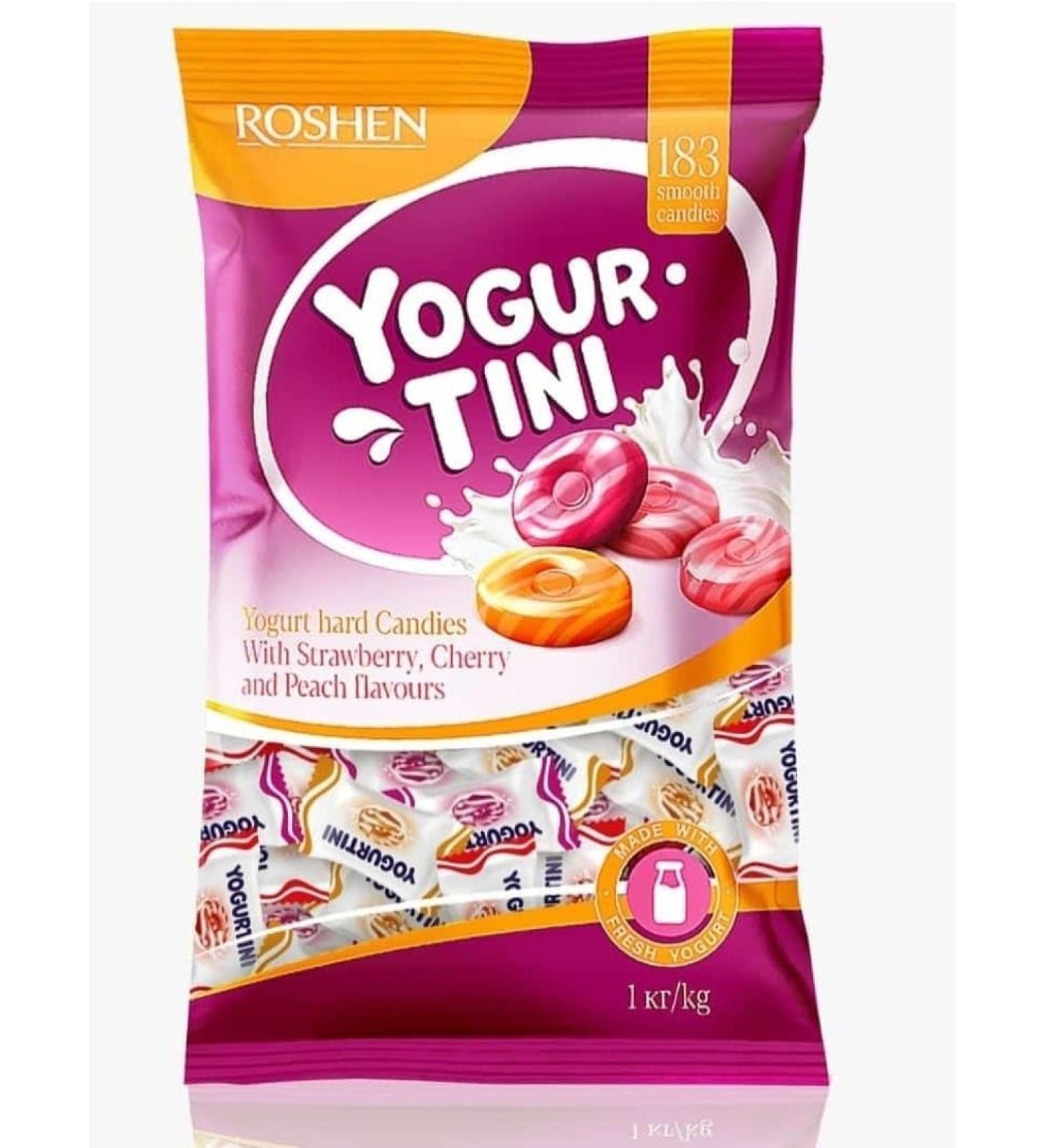 Roshen Yogurtini hard drops with milk and yogurt flavor 1 kg - Buy Online on GoSupps.com
