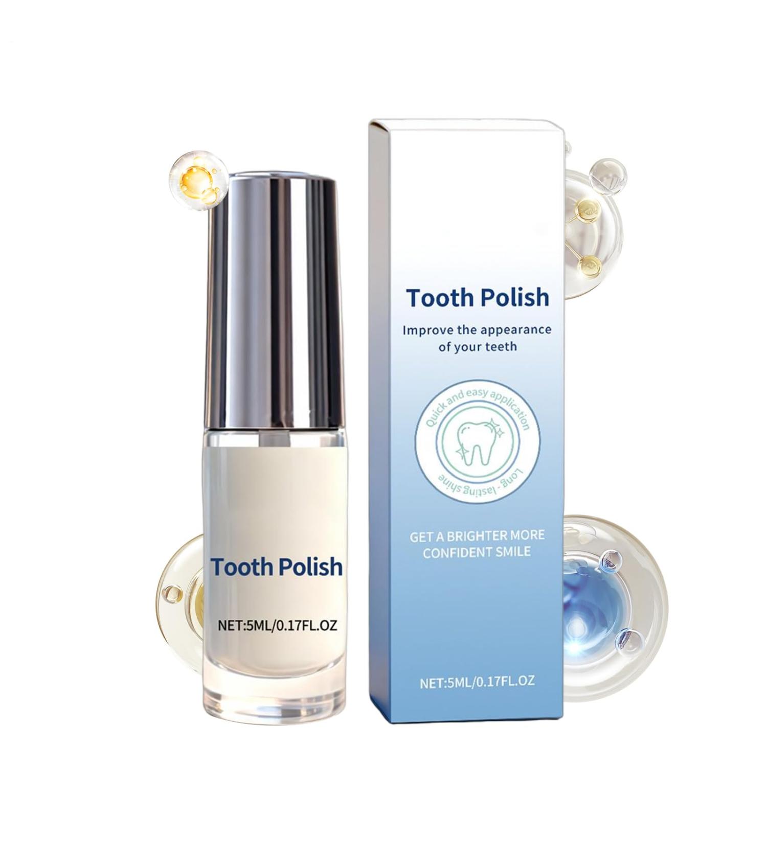 Polissage dentaire blanchissant | 5 ml de dissolvant pour la d coloration & portable Polissage claircissant doux Pour femmes sourire confiant pour la maison les voyages et les soins - Buy Online on GoSupps.com
