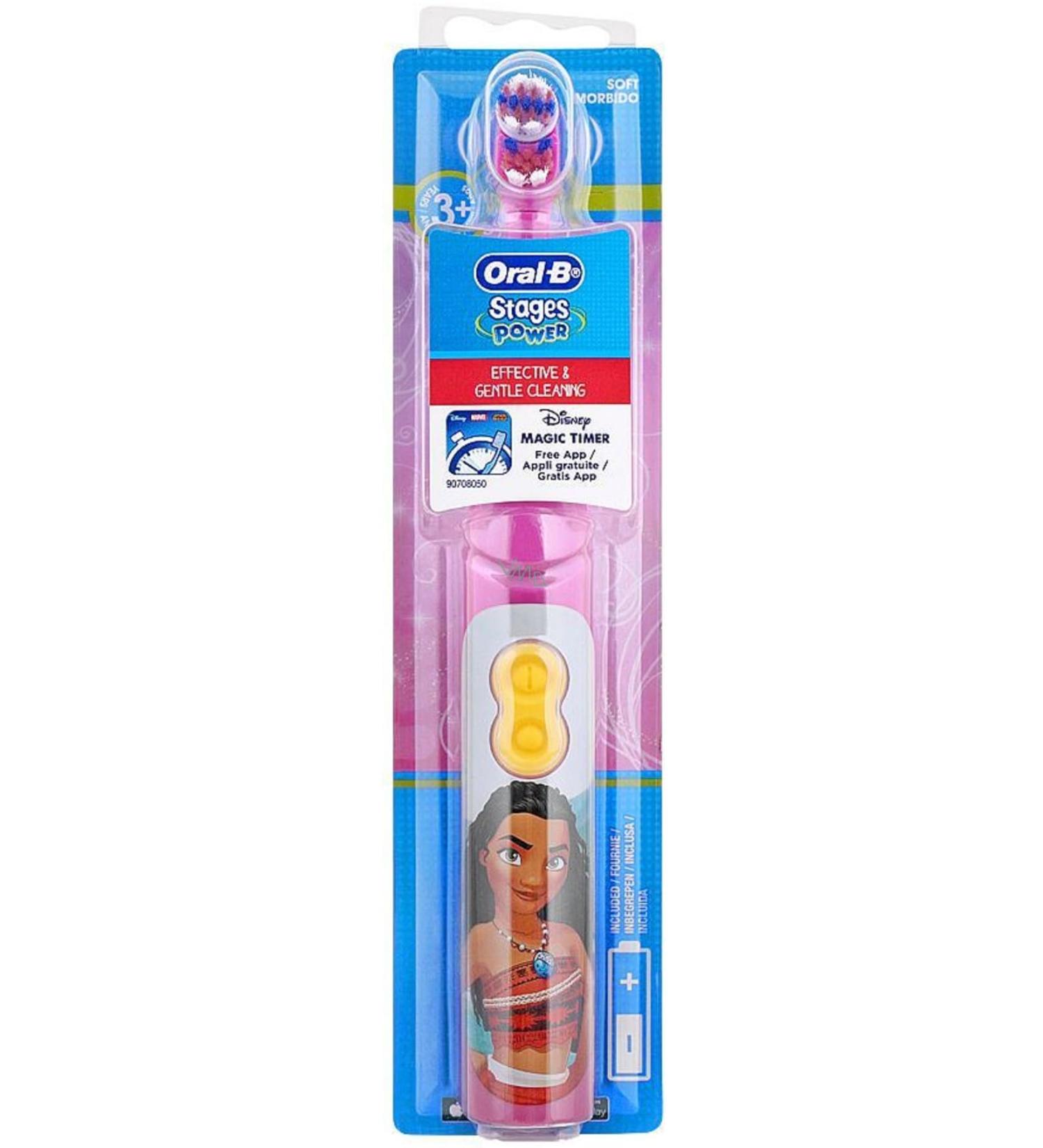 Oral-B Stages Power Kids Disney Princess Battery Toothbrush with Timer App Princesses