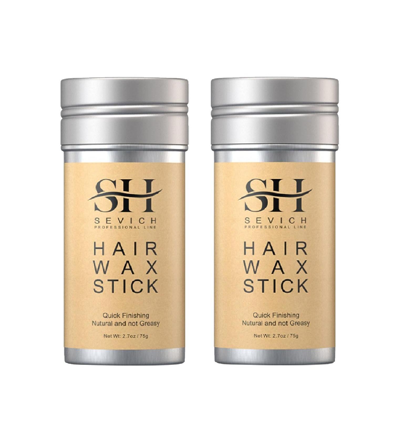 Hair Wax Stick | Stick for Hair Wigs Wax Stick | Hair Finishing Stick | Anti Frizz Hair Pomade Stick | Non Greasy Styling Wax for Fly Away and Edge Frizz Hair 2PCS - Buy Online on GoSupps.com