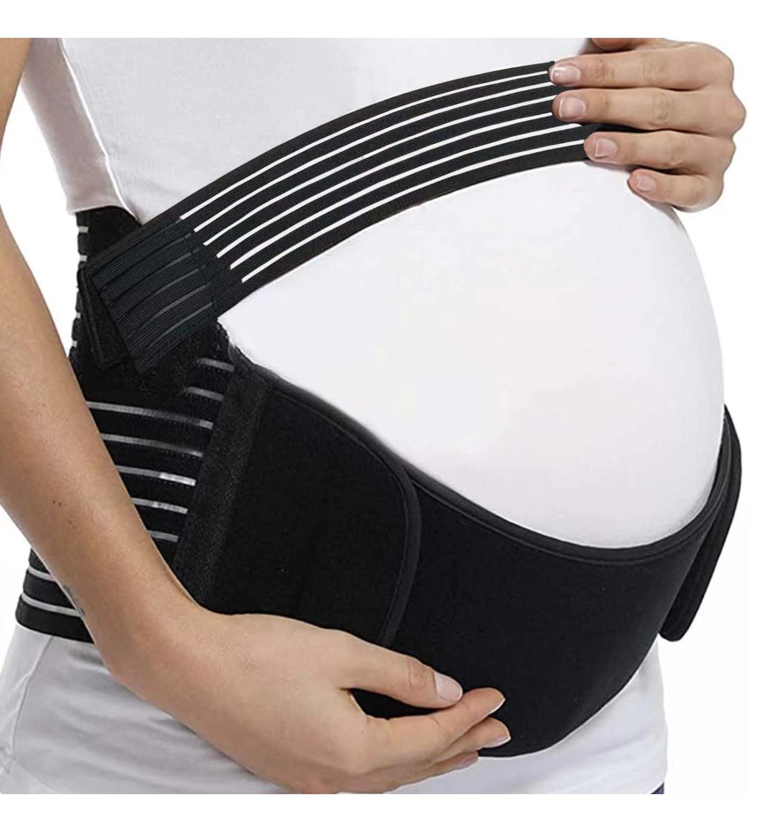 Funcy 3 in 1 Pregnancy Support Maternity Belt - Relieve Back Strain & Support Abdomen | Medium Black - Buy Online on GoSupps.com