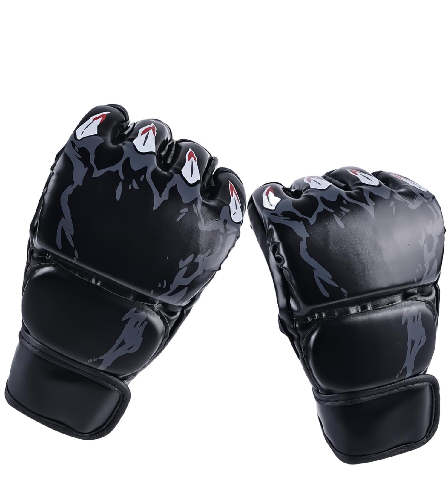 Buy MMA & Boxing Gloves for Men & Women - Sparring Training & Hand Protection for Kickboxing Muay Thai Karate UFC (Black) - Buy Online on GoSupps.com