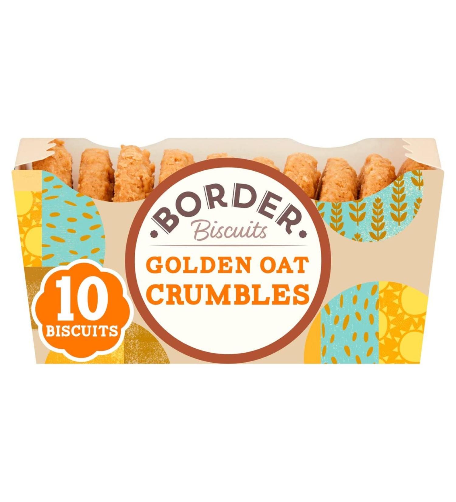 Border Biscuits Golden Oat Crumbles 6 x 150g - Delicious Crunchy Cookies by MYPURECORE - Buy Online on GoSupps.com