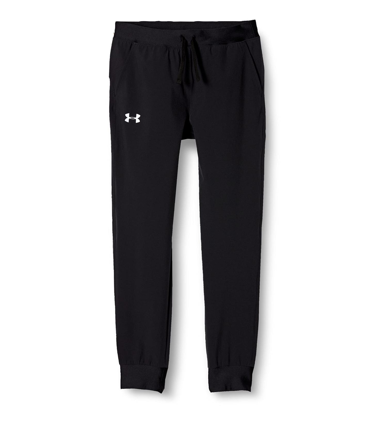 Under Armour Girls Sport Woven Pants in Black - Size Large - Buy Online on GoSupps.com