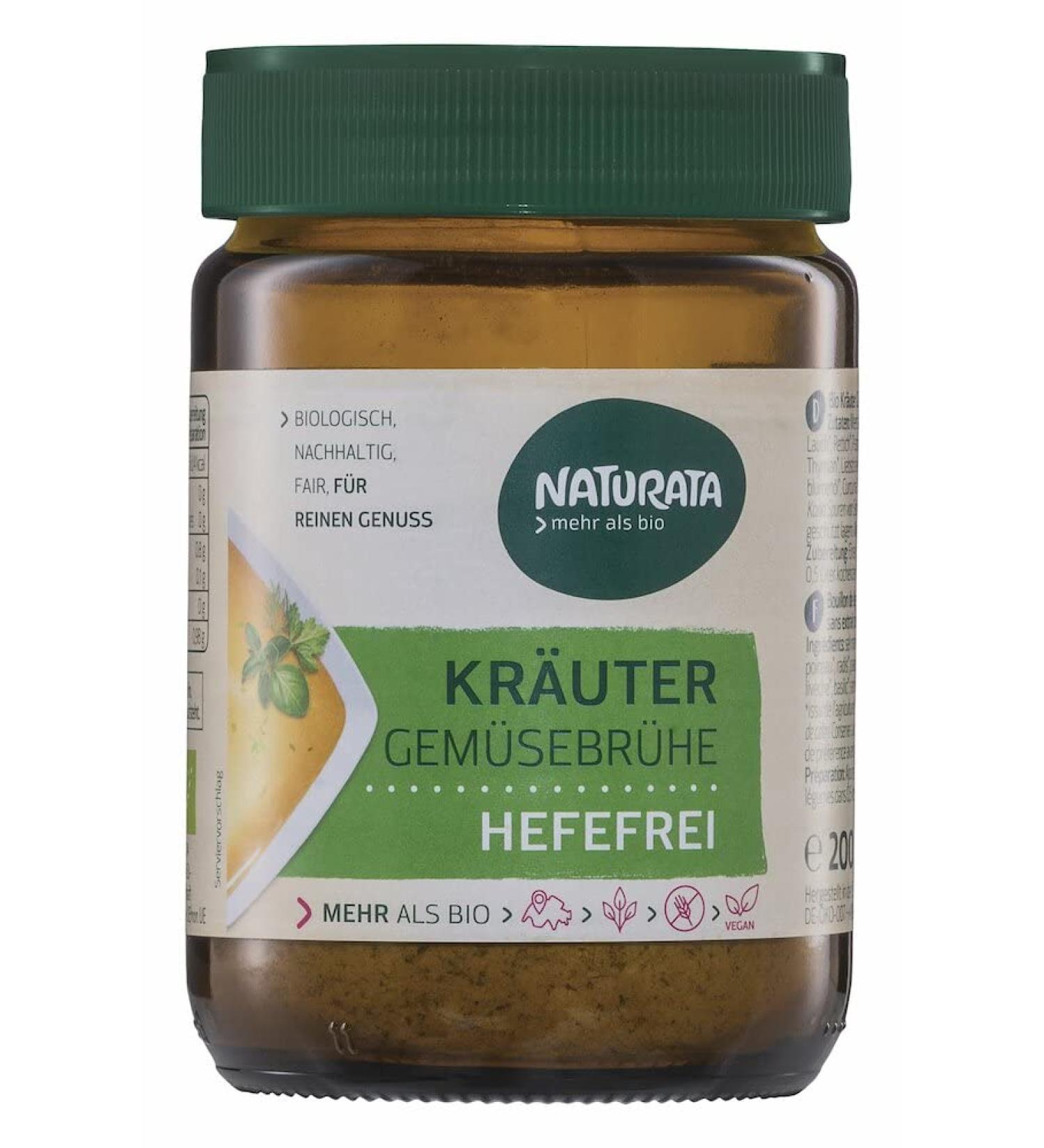 Naturata Organic Herb Vegetable Broth Yeast-Free (2 x 200 g) 2 x 200 gr