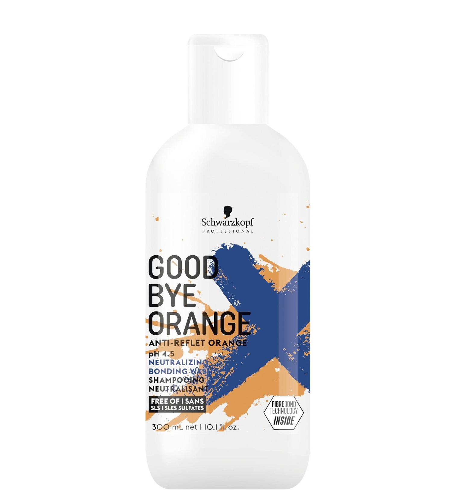 Schwarzkopf - Good Bye Orange Shampoo The First Anti-Orange Reflection Shampoo 300 ml Shampoo neutralizing orange reflections