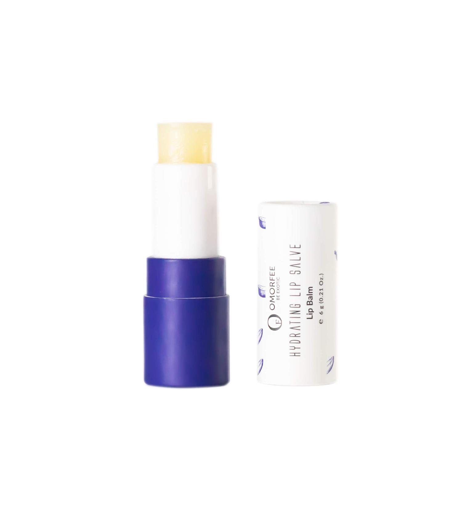 OMORFEE 100% Organic Hydrating Lip Stick for Dry & Chapped Lips - Nourishing Lip Butter for Cracked Lips - Moisturizes & Softens Very Dry Lips - 6g - Buy Online on GoSupps.com