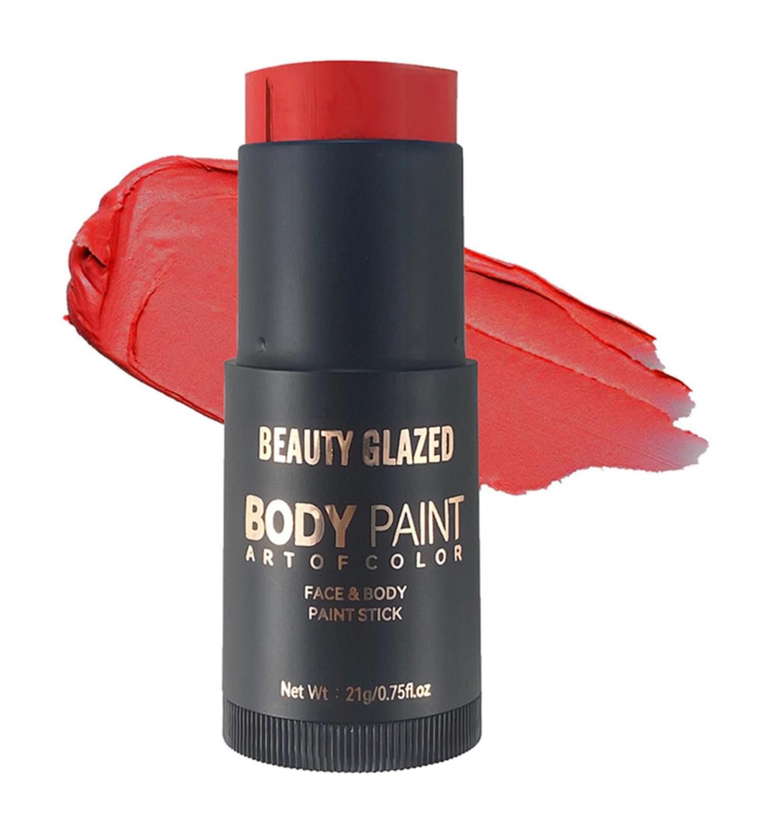 Highly Pigmented Non-Toxic Face & Body Color Stick - Red Makeup Pencil for Halloween Costumes Cosplay & SFX Special Effects - Buy Online on GoSupps.com