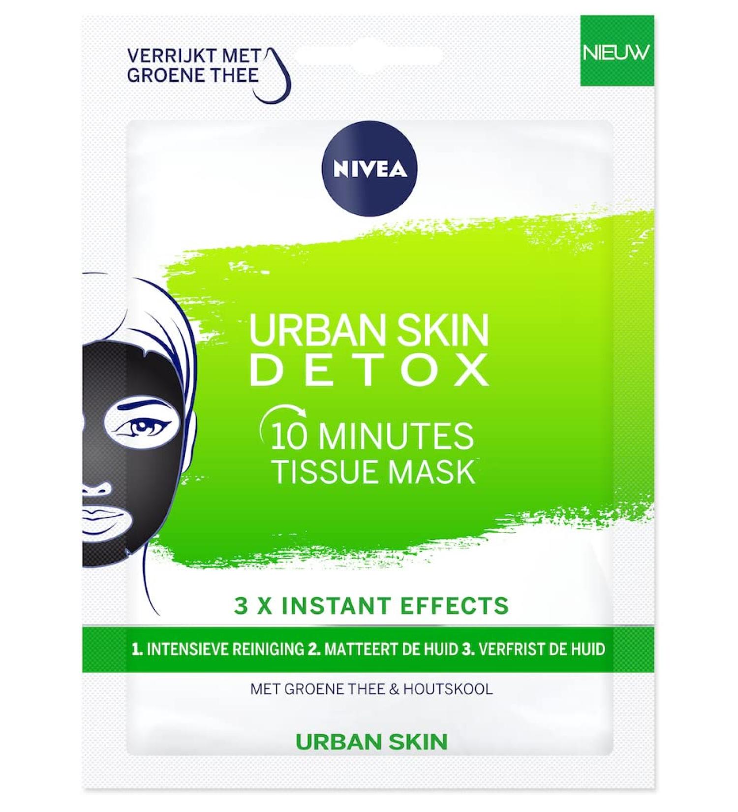Beiersdorf AG NIVEA Urban Skin Detox Mask 25 g 1 piece - Buy Online on GoSupps.com