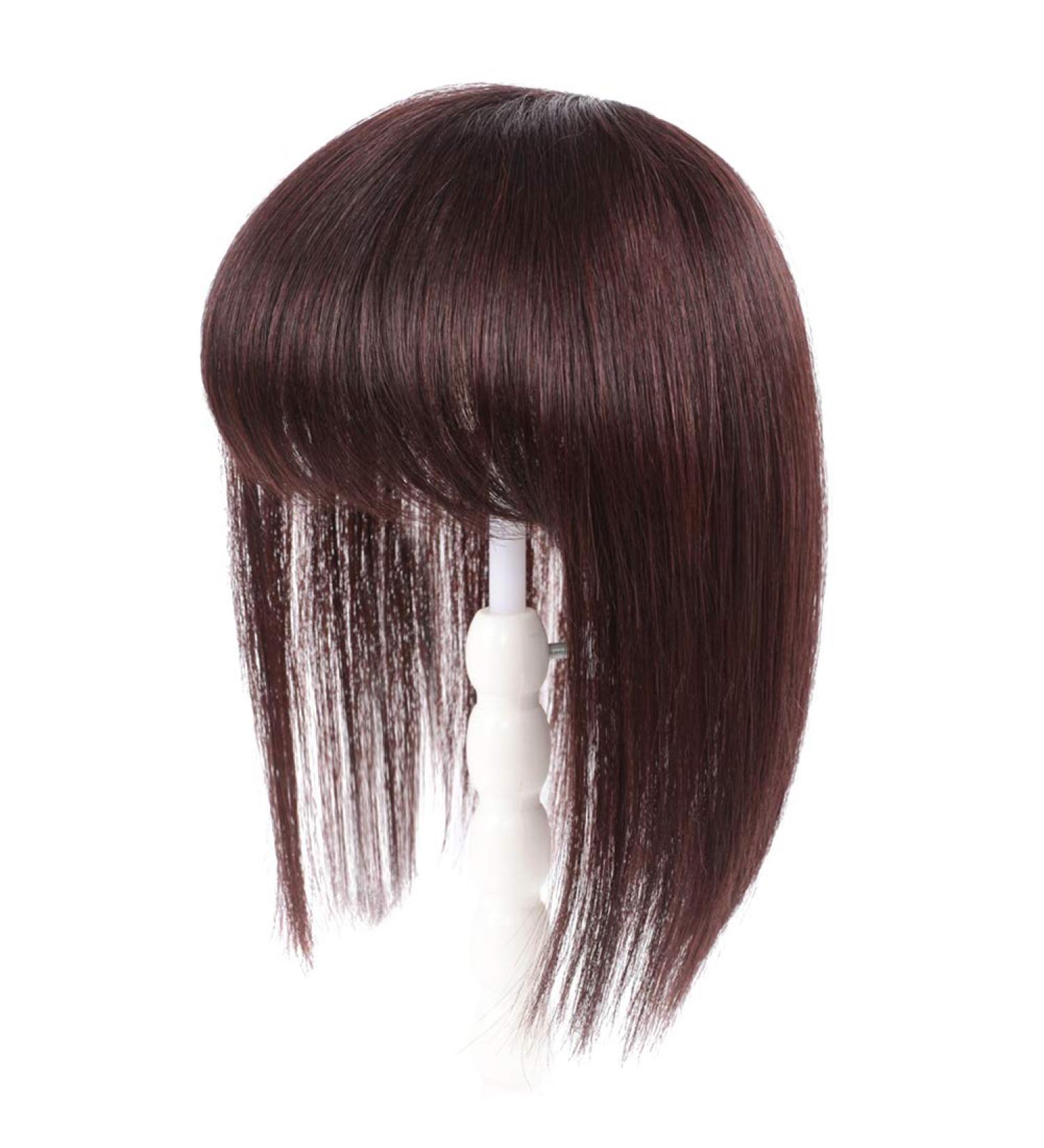 One Piece Straight Clip-In Human Hair Topper | Seamless Crown Closure | Natural Hairline | 12x12cm 25cm Natural Black - Ideal for All Hair Types - Buy Online on GoSupps.com