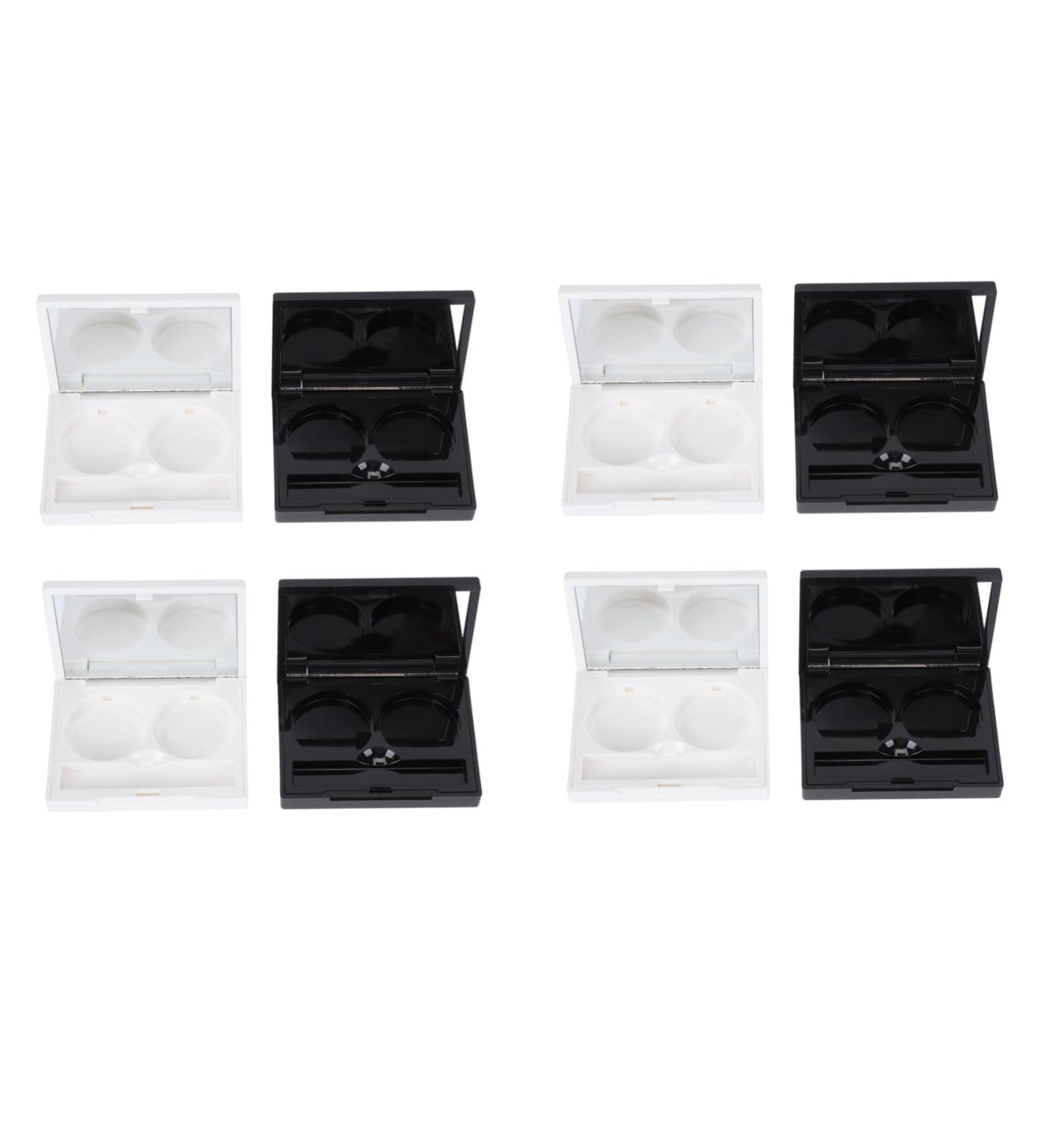 Minkissy 8pcs Eye Shadow Box | Refillable Lipstick & Concealer Tray | Versatile Makeup Organizer for Eyeshadow Blush & Foundation - Buy Online on GoSupps.com