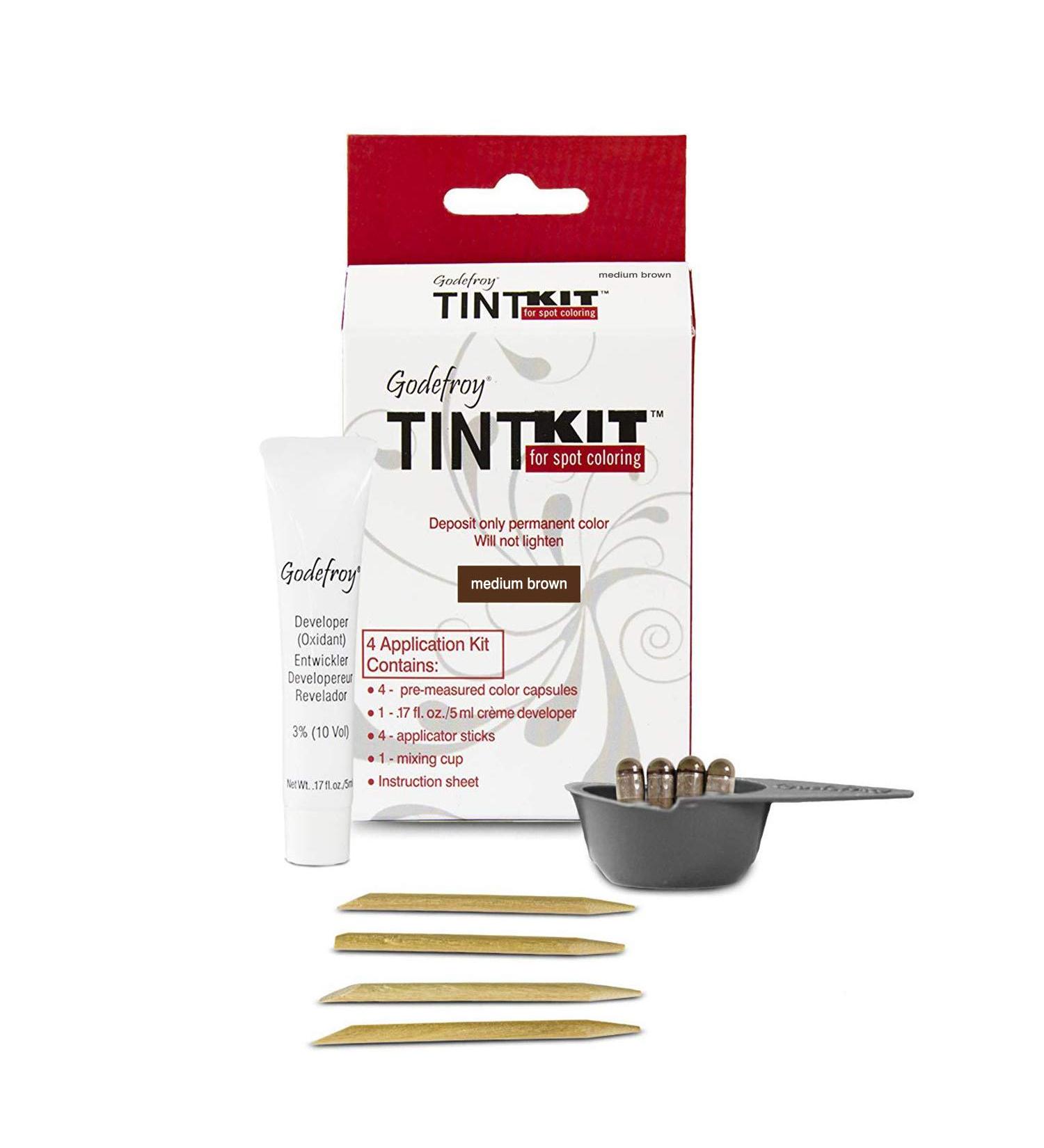 Professional Root Touch Up Hair Coloring Kit - Medium Brown - 4 Applications | Long-Lasting & Easy to Use - Shop Now - Buy Online on GoSupps.com