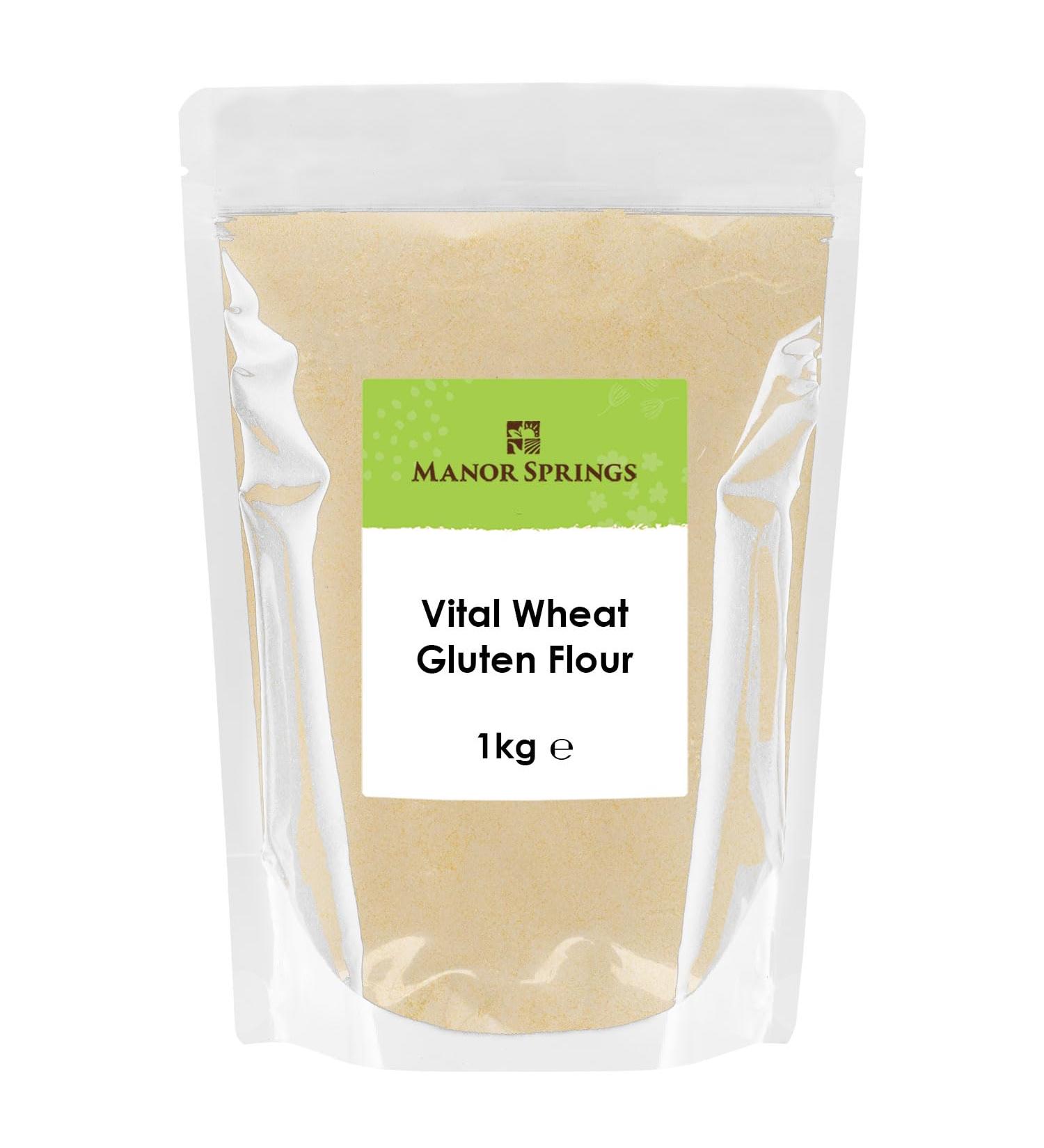 Vital Wheat Gluten Flour 1kg by Manor Springs