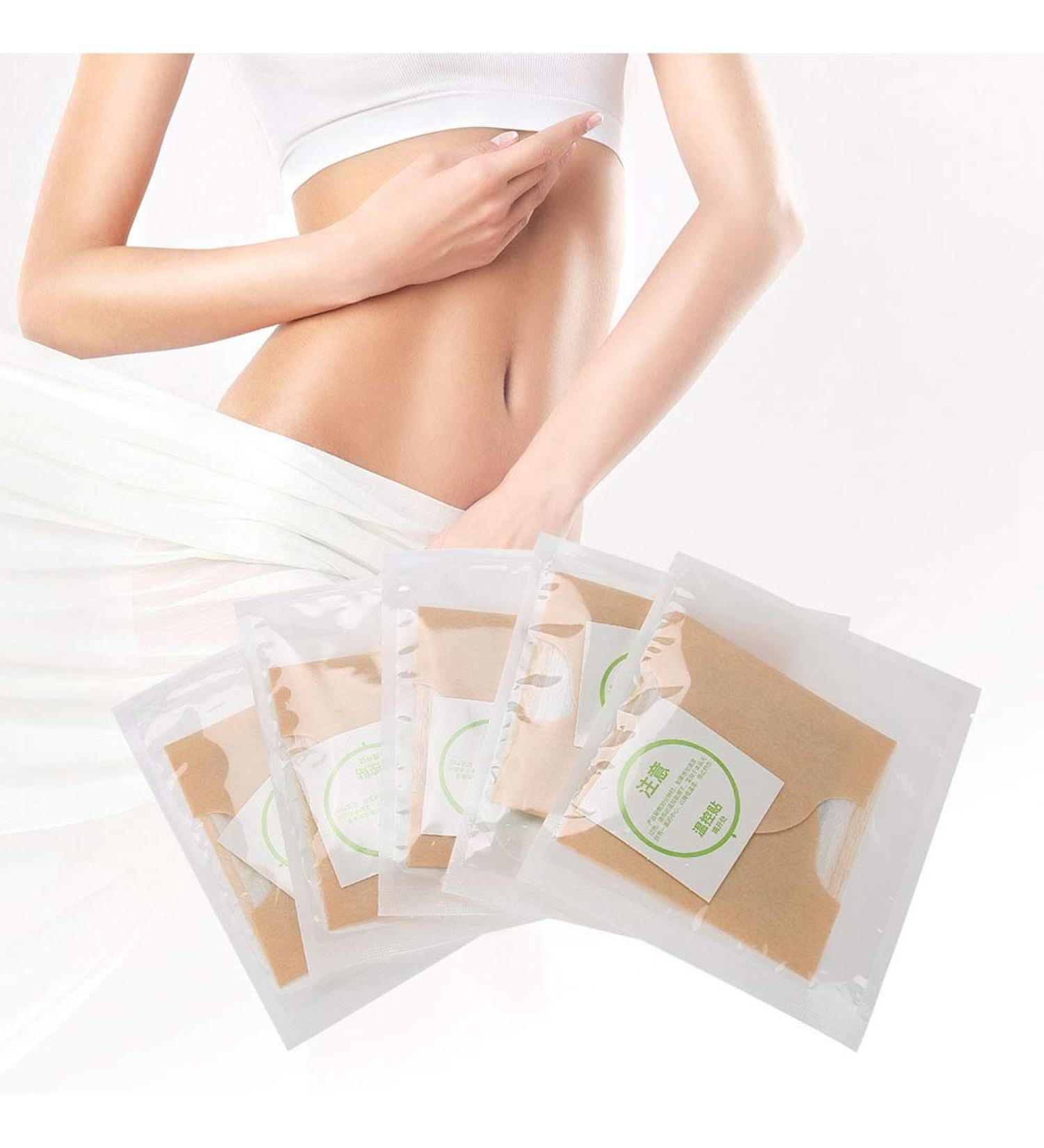 Self-Adhesive Mugwort Heat Pads for Menstrual Relief | 8-10 Hours Pain Plaster for Back Shoulder Neck & Stomach - Shop Internationally - Buy Online on GoSupps.com