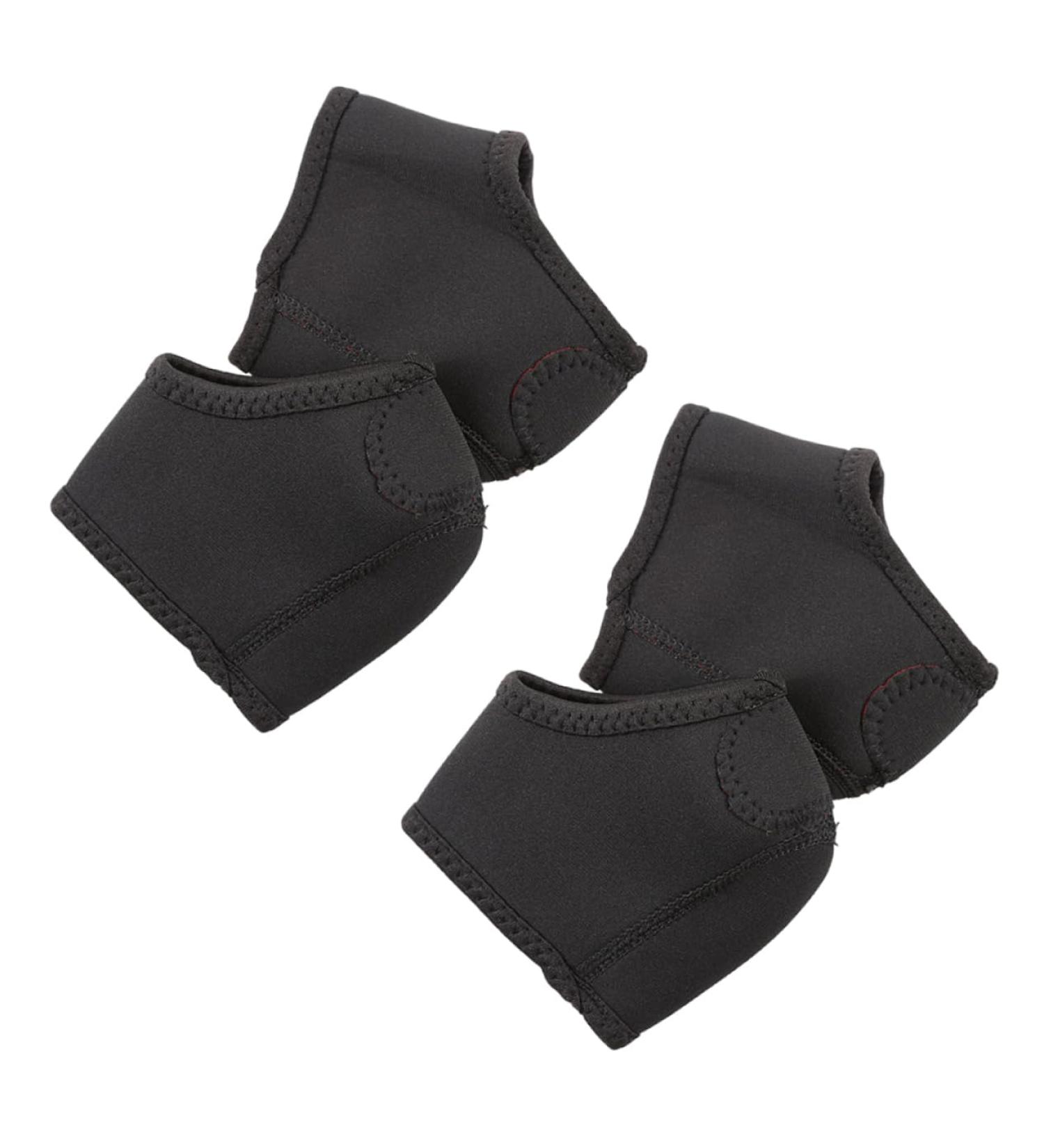 FOMIYES Heel Protectors for Men & Women - 2 Pairs Warm Cloth Heel Covers for Comfort & Protection - Buy Online on GoSupps.com