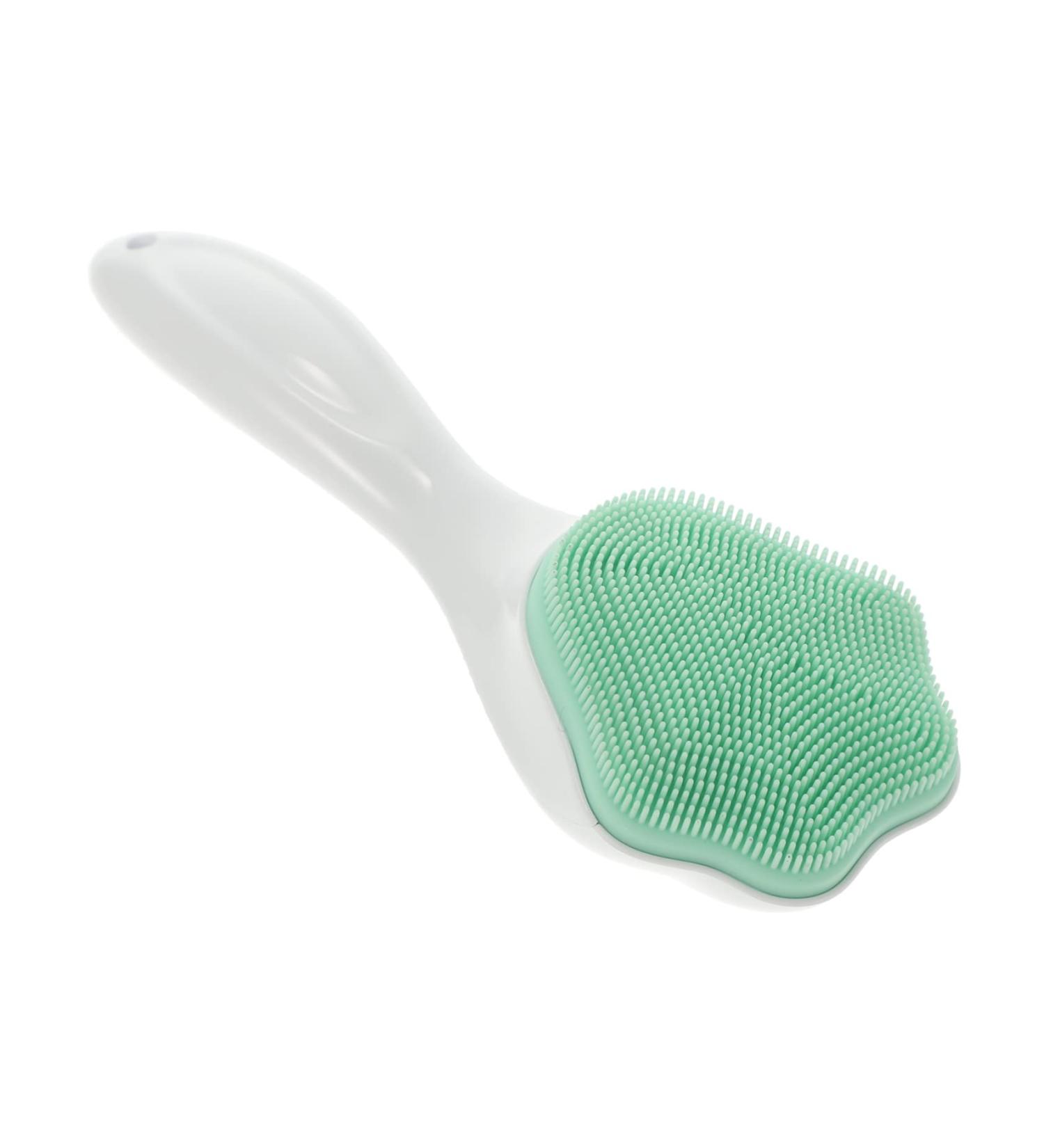 Silicone Face Brush - Facial Cleansing Brush for Deep Cleaning | Handheld Scrubber 15.3x5.2cm | Shop Internationally - Buy Online on GoSupps.com