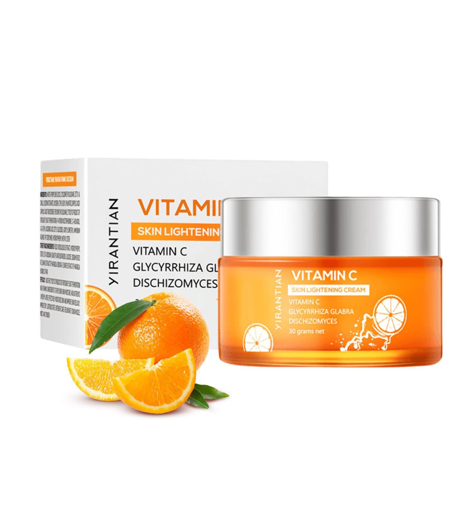 Vitamin C Orange Blend Face Moisturizer | Natural & Organic for Dark Spots Wrinkles & Uneven Skin Tone | Day & Night Cream for Women & Men - Shop Now - Buy Online on GoSupps.com