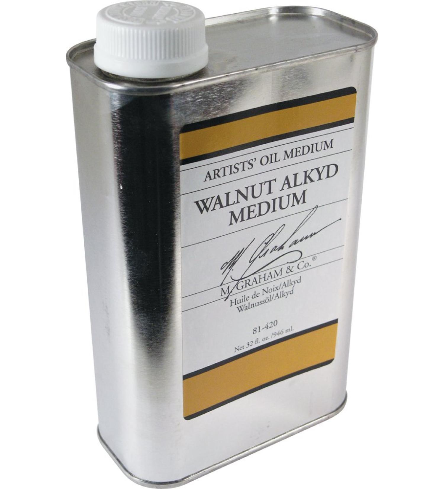 M. Graham 32-Ounce Walnut/Alkyd Medium