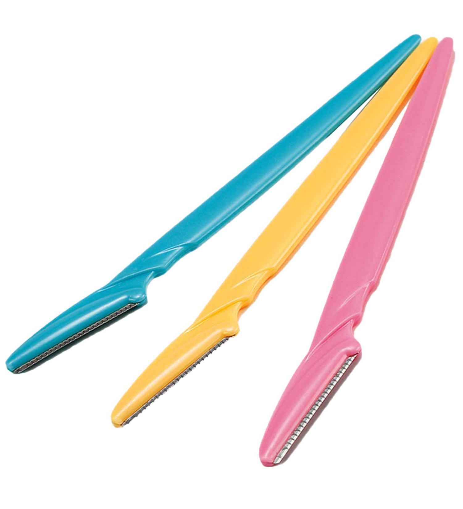 Glamza No Flick Eyebrow Razors - 3 Pack | Precision Shaping & Safe Grooming | International Shipping Available - Buy Online on GoSupps.com