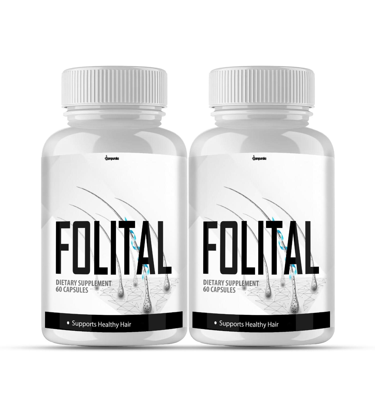 Folital New Advanced Formula Supplement - 2 Packs 60 Days Supply