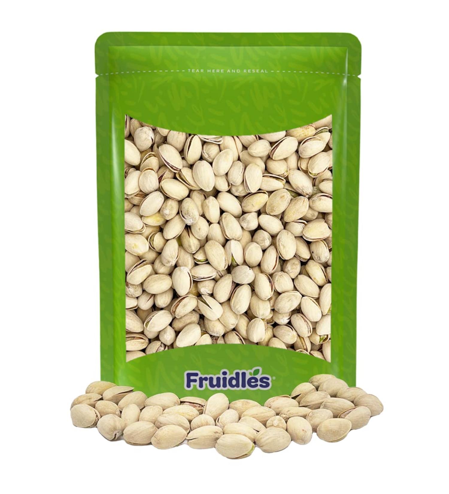 Roasted & Salted Pistachio Nuts - Non-GMO, Gluten-Free, Healthy Fat - 8oz Emergency Survival Food (Half-Pound) - Buy Online on GoSupps.com