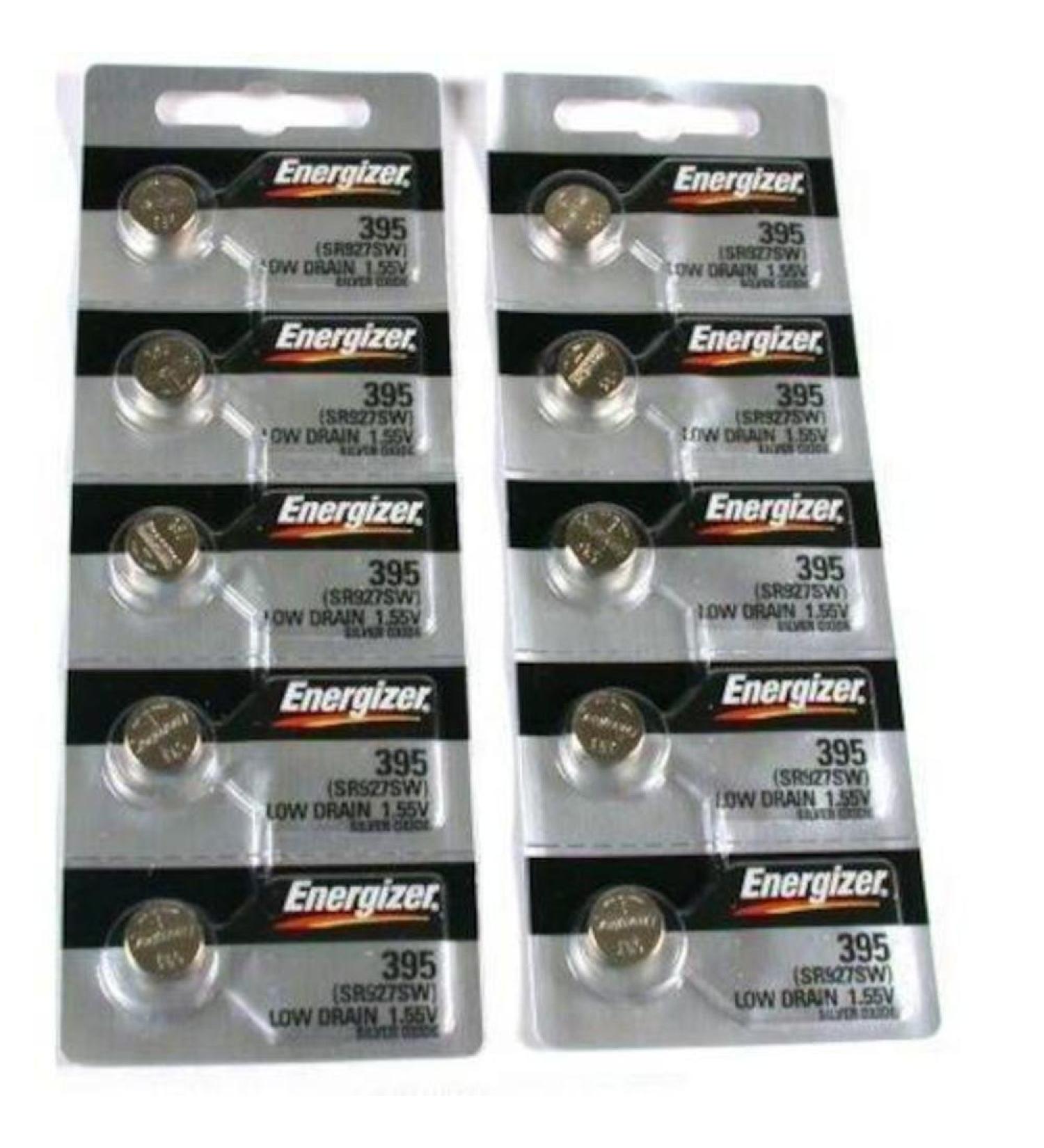 10 395 / 399 Energizer Watch Batteries SR927SW SR927W