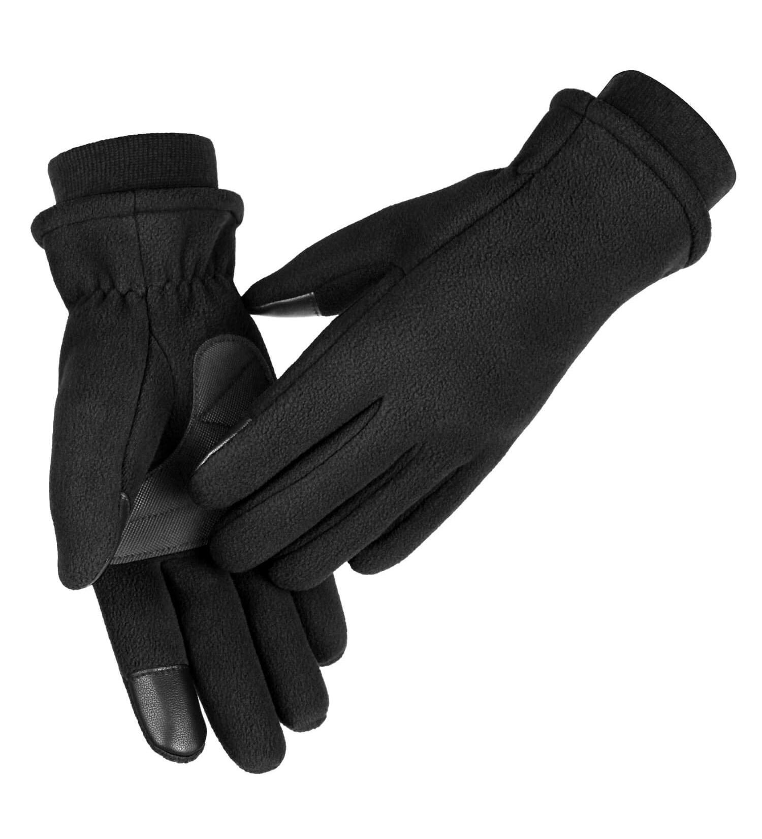 OZERO Women's Winter Gloves - Anti-Slip Touchscreen Windproof Thermal Gloves for Cold Weather Activities - Black, X-Small - Buy Online on GoSupps.com
