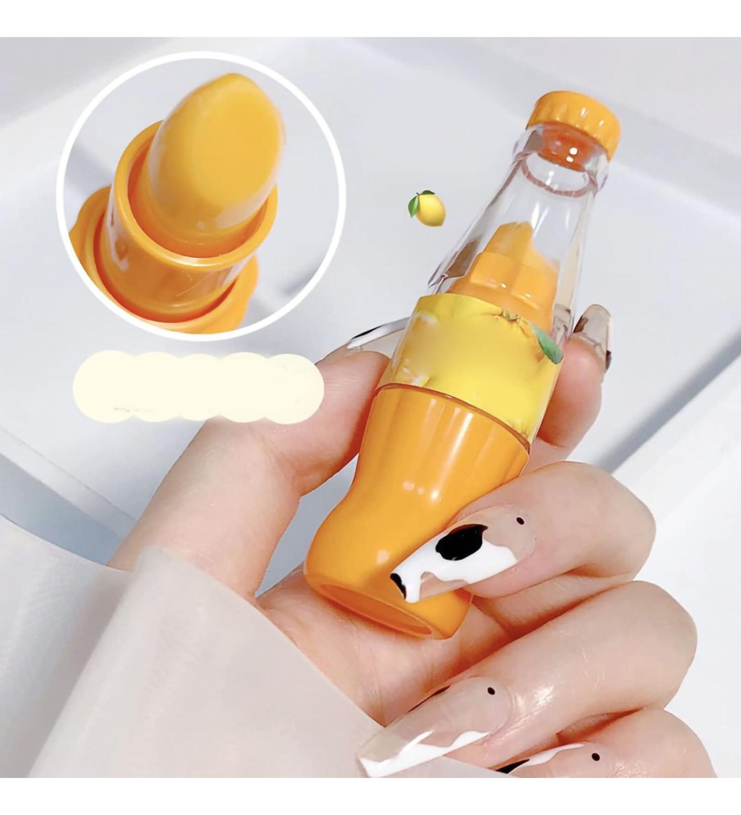 Qukaim Moisturizing Lip Balm Moisturizing Lip Care Balm Hydrating Lip Treatment for Cracked Dry Lips Lemon Scented20g