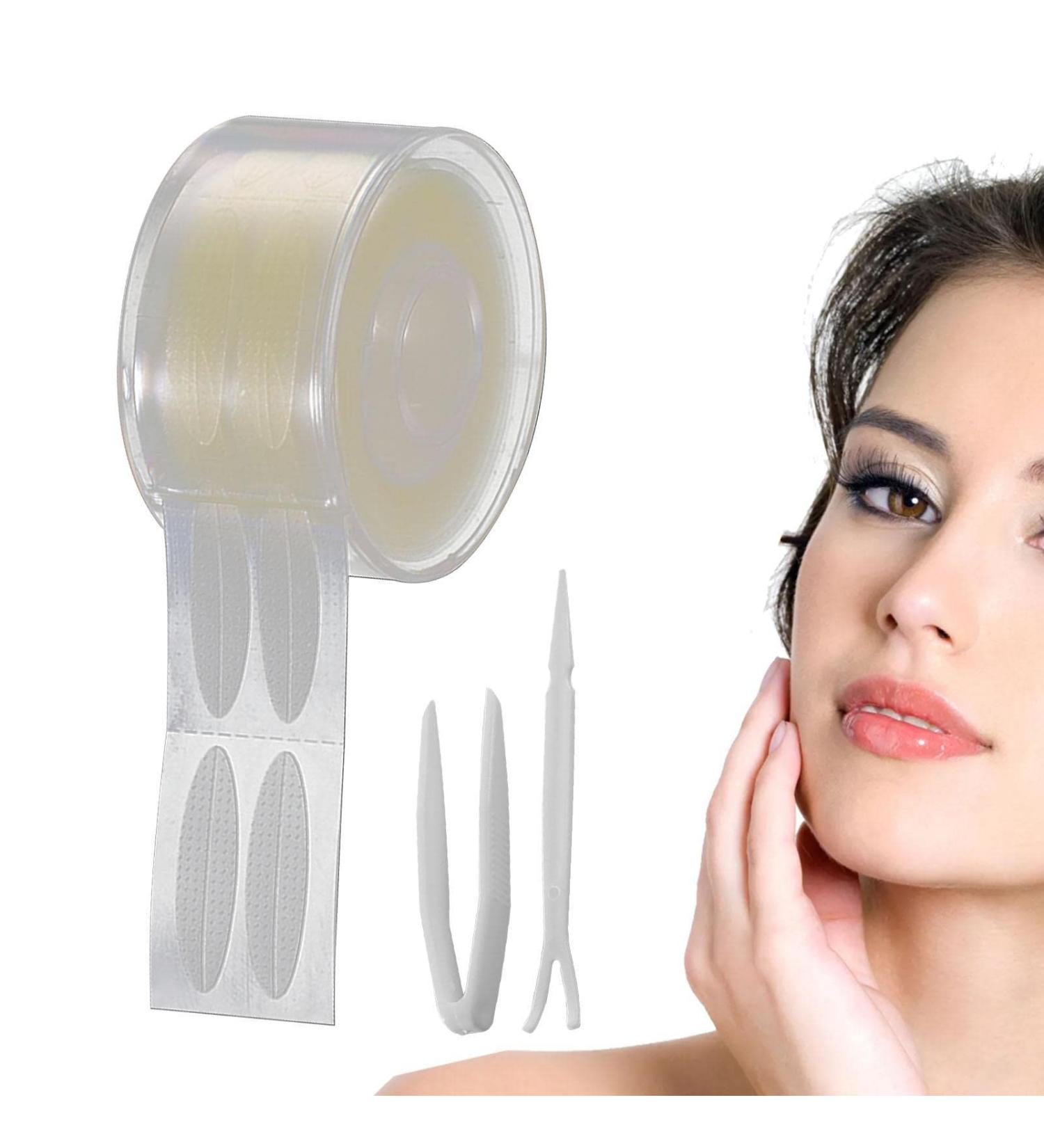 Double Eyelid Tape Eye Tape For Hooded Eyes Natural Invisible Eyelid Texture Bionic Fiber Design Strong Stickiness For Makeup Dancing Widened Skin Tone - Buy Online on GoSupps.com