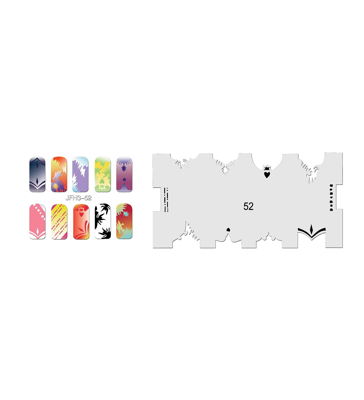 Fingernail stencil (airbrush nail art) Fengda JFH03-052