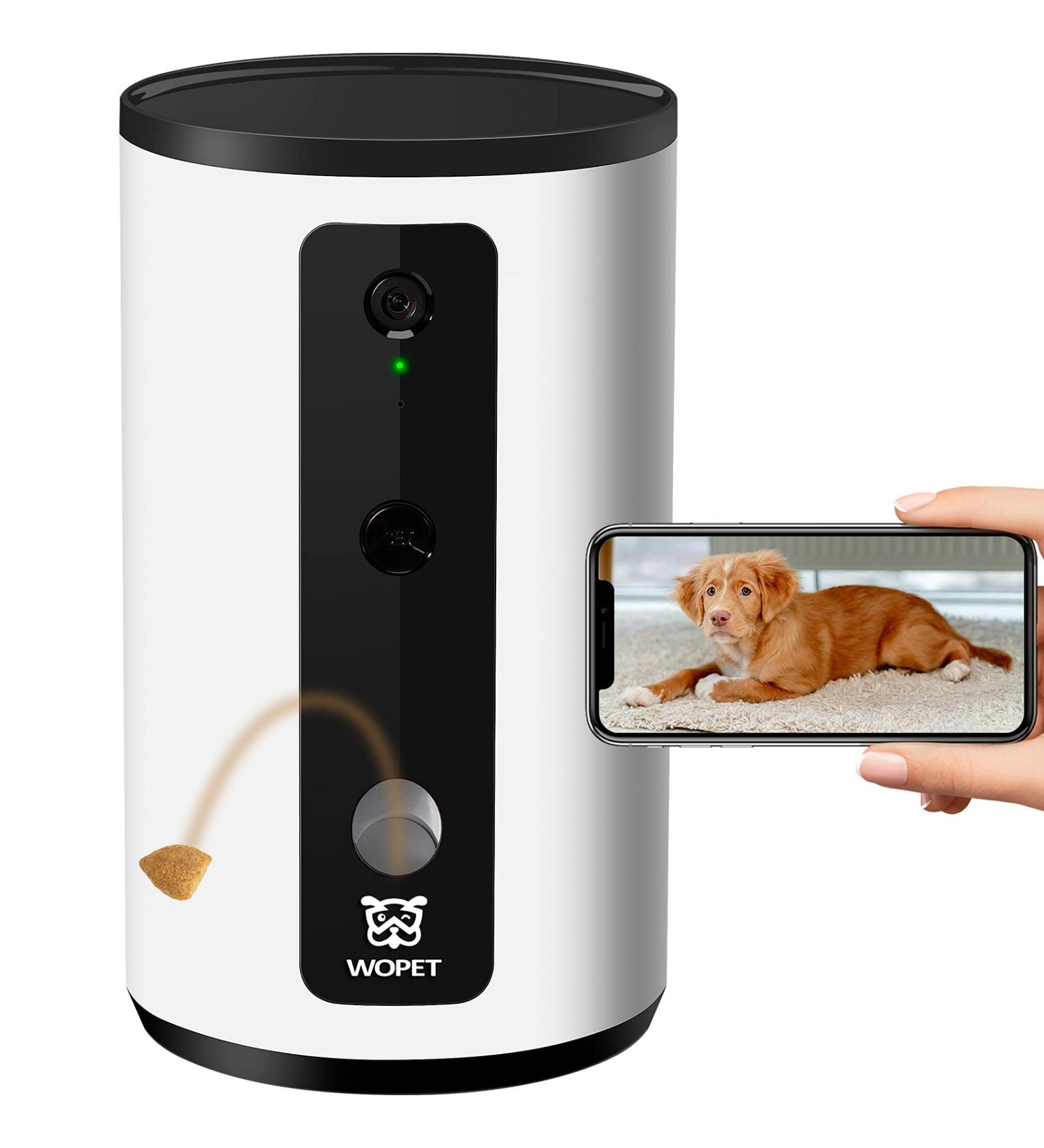 WOpet Smart Pet Camera: Full HD WiFi Camera with Treat Dispenser | Night Vision | Two Way Audio | for Dogs & Cats - Buy Online on GoSupps.com