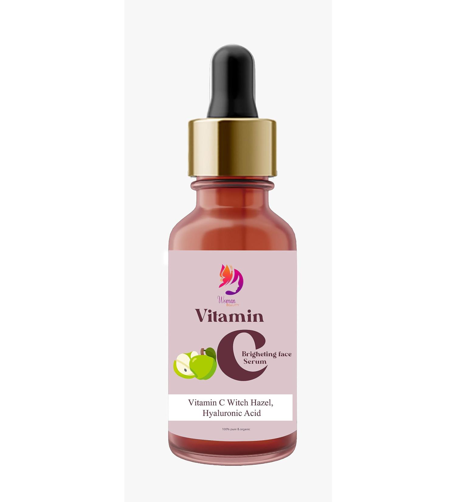 Vitamin C Serum - Brightens Skin Tone & Reduces Fine Lines | Anti-Aging Skincare - Buy Online on GoSupps.com