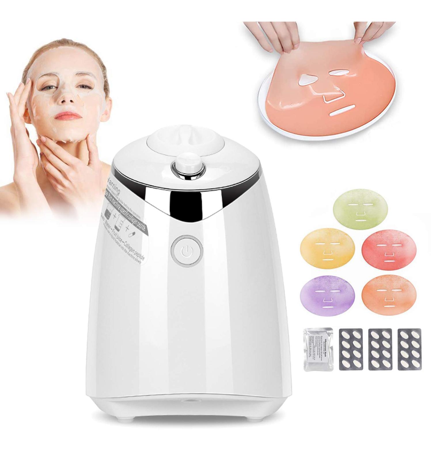 Facial Mask Machine DIY Multi-Function Automatic Face Mask Maker with Voice Reminder & Collagen Pills - Buy Online on GoSupps.com