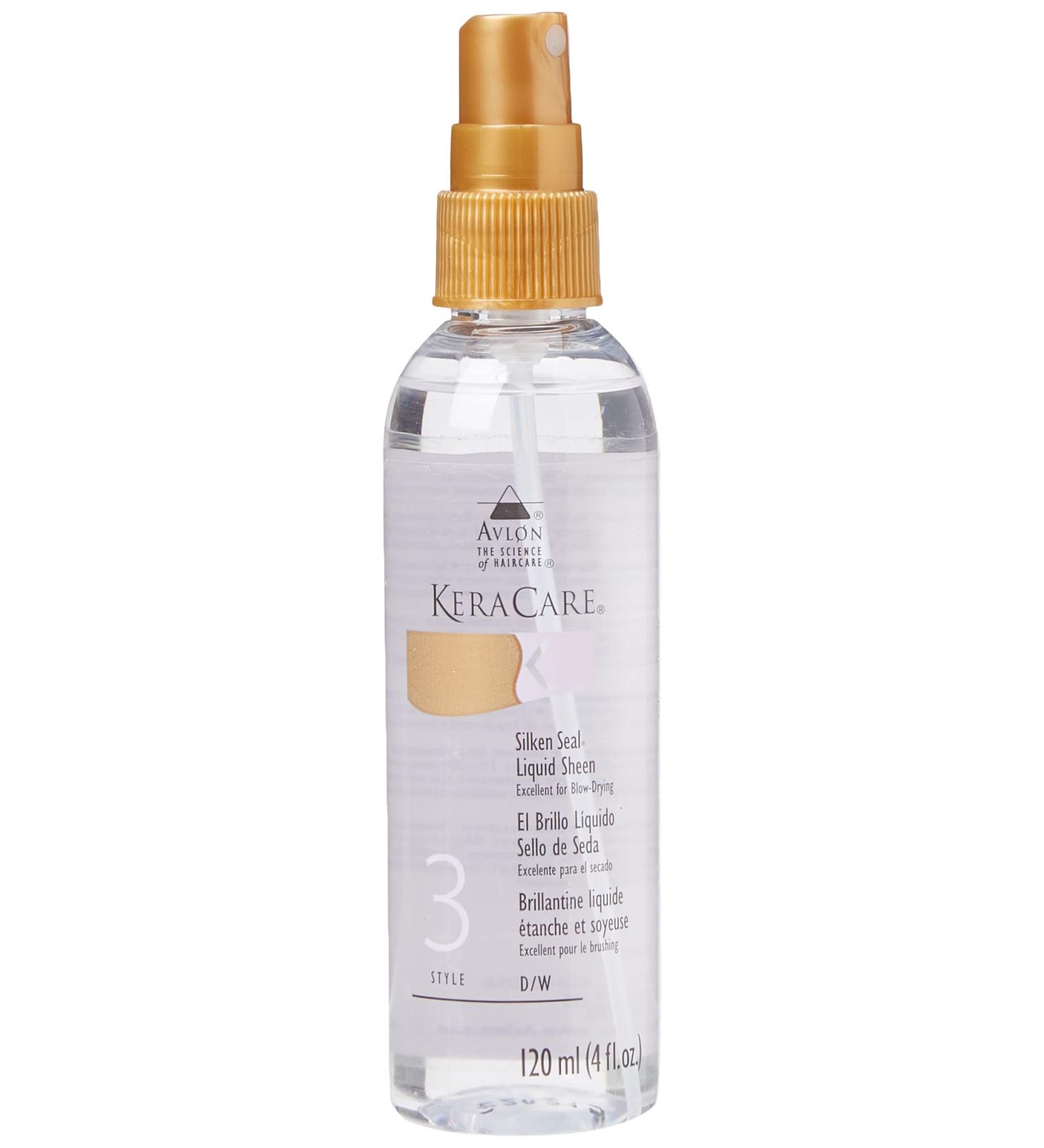 Keracare Silken Seal Liquid Sheen Avlon Spray 4 Oz - Haircare Must-Have - Buy Online on GoSupps.com
