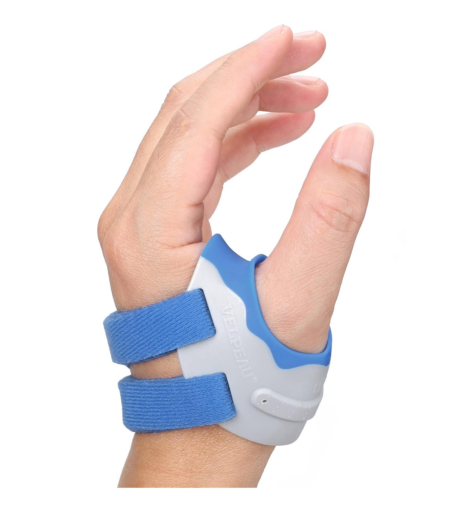 Velpeau Thumb Support Brace - CMC Joint Stabilizer Orthosis for Osteoarthritis, Instability, Tendonitis - Arthritis Pain Relief Splint, Adjustable & Comfortable - Women Men (Medium, Left Hand) - Buy Online on GoSupps.com
