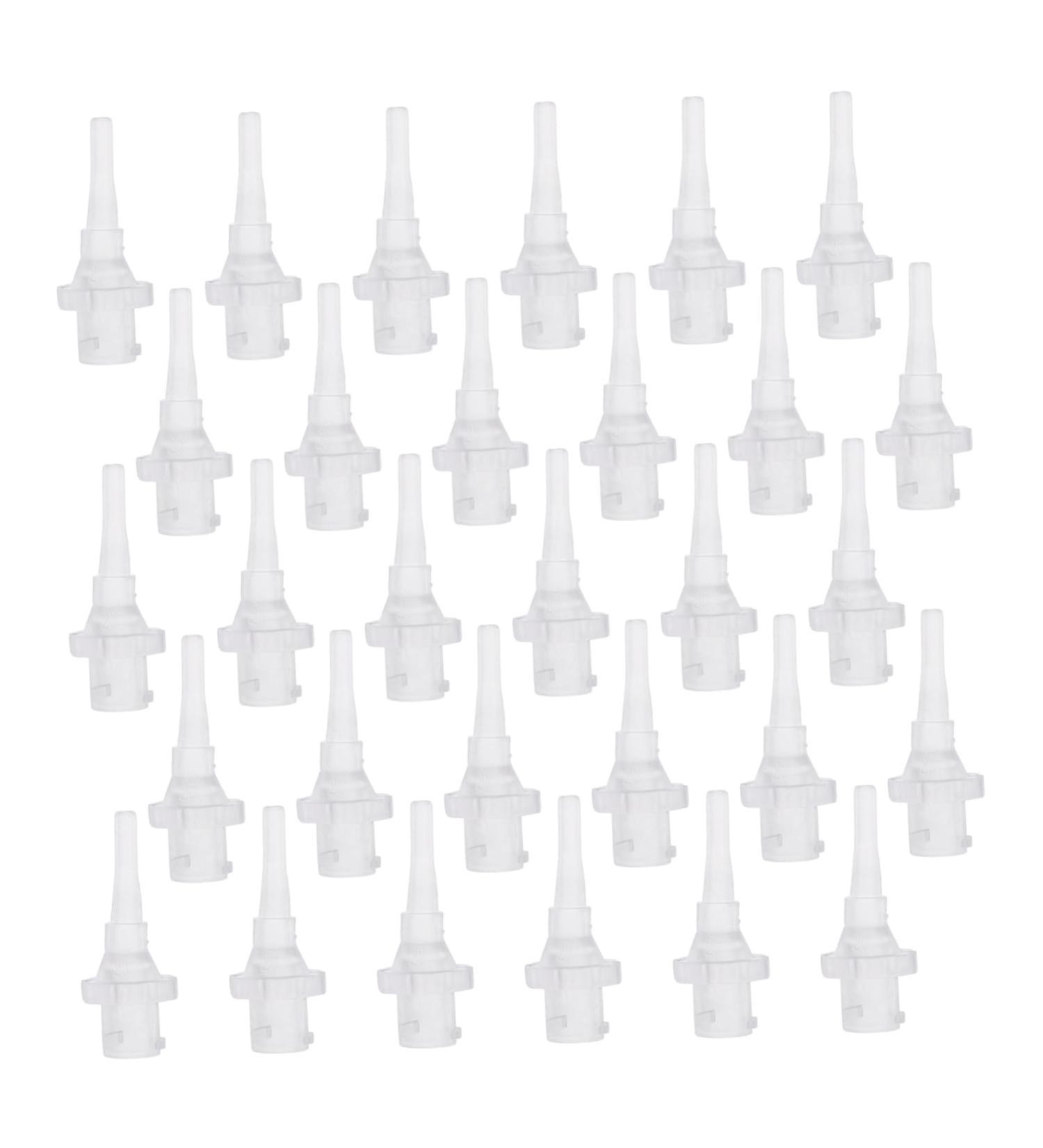 NOLITOY 30pcs Conical Bottle Ear Washer Nozzles Durable Ear Irrigator Tips for Removal Family Use Safe Materials Flexible Fit for All White 2.8X1.1X1.1CM - Buy Online on GoSupps.com