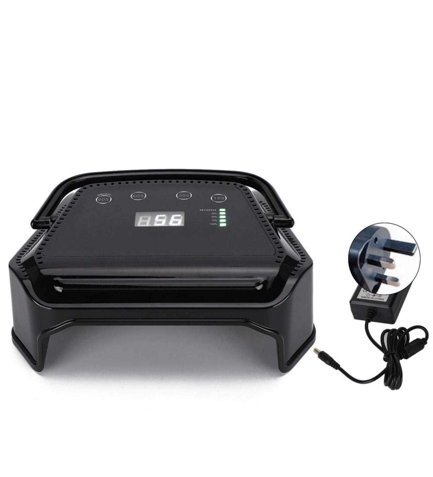 UV LED Nail Lamp 72W Professional Gel Nail Polish Dryer Nail Gel Curing Light Rechargeable Nail Gel Drying Light with LED Digital Display for Nail Salon Home Use(UK) - Buy Online on GoSupps.com