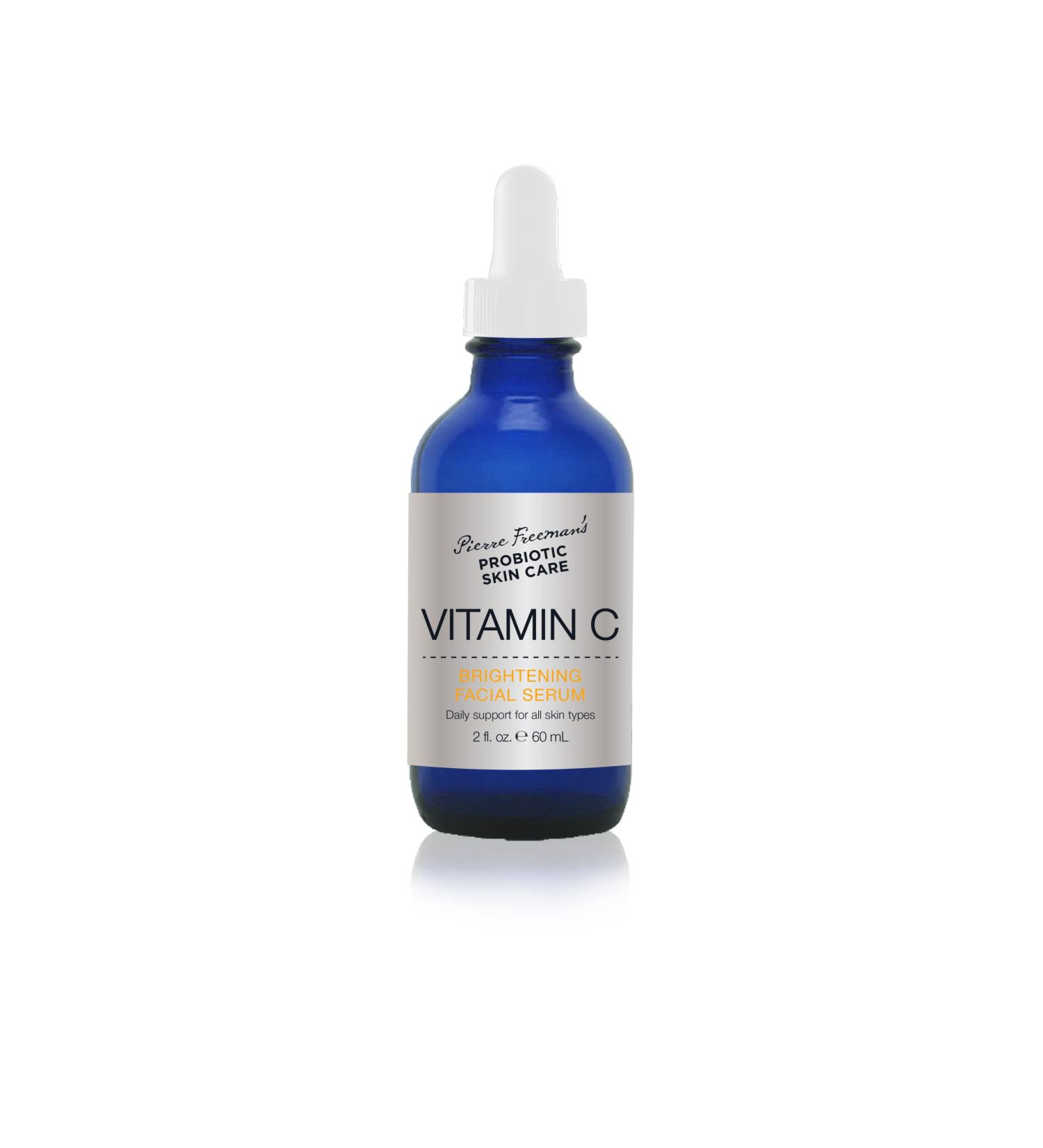 Pierre Freeman Probiotic Skin Care Vitamin C Brightening Facial Serum (2 Oz) - Radiant Skin & International Shipping Available - Buy Online on GoSupps.com