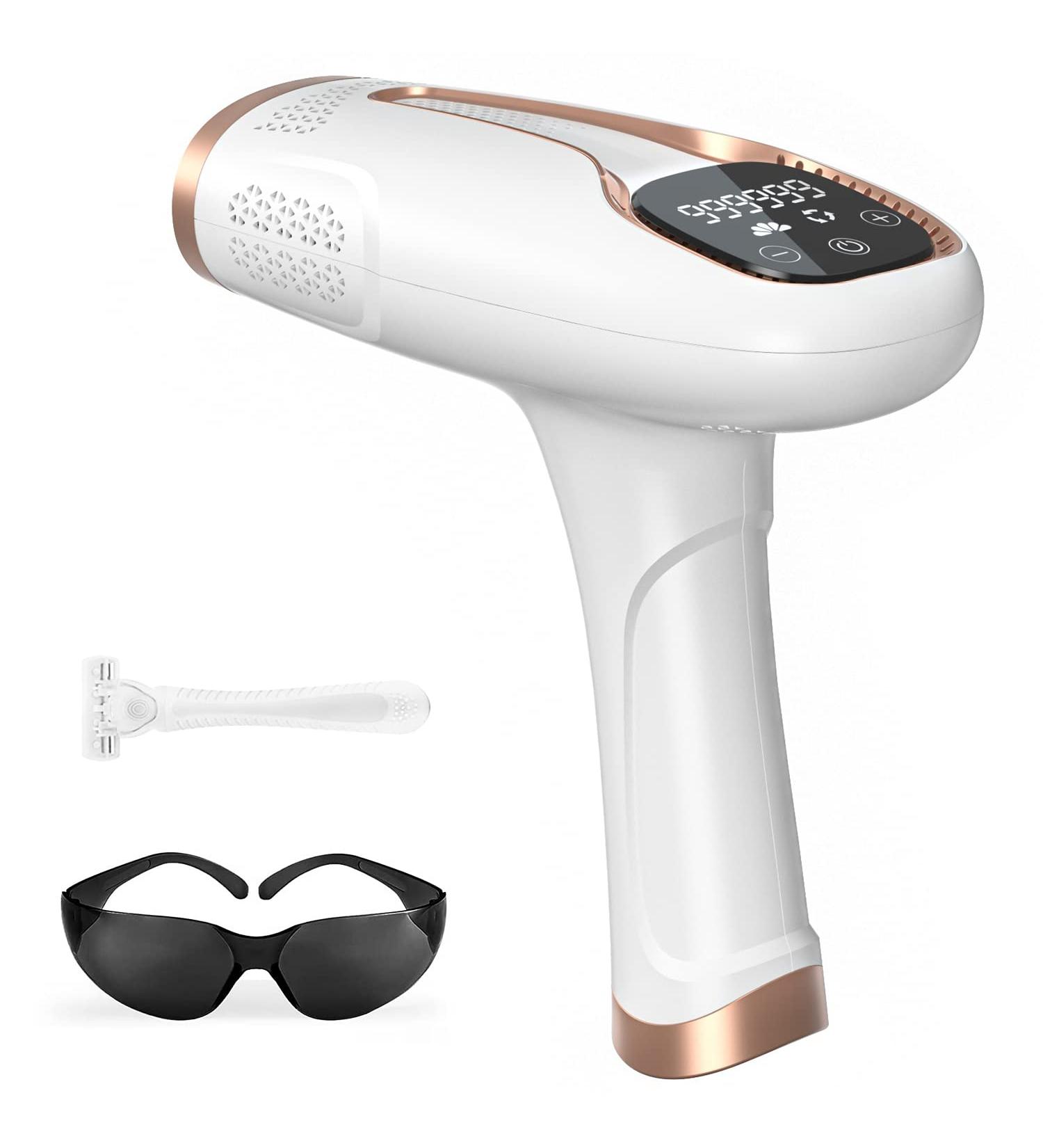 Laser IPL Hair Removal Device for Women & Men | Professional At-Home Hair Remover with 999,999 Flashes - Buy Online on GoSupps.com