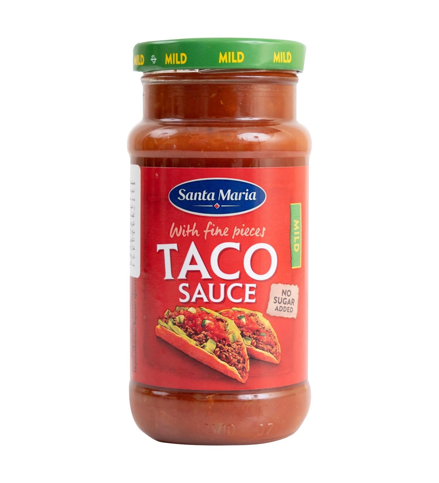 Santa Maria Taco Sauce Tex Mex Mild - 230g | Authentic Flavor for Tacos | International Shipping Available - Buy Online on GoSupps.com