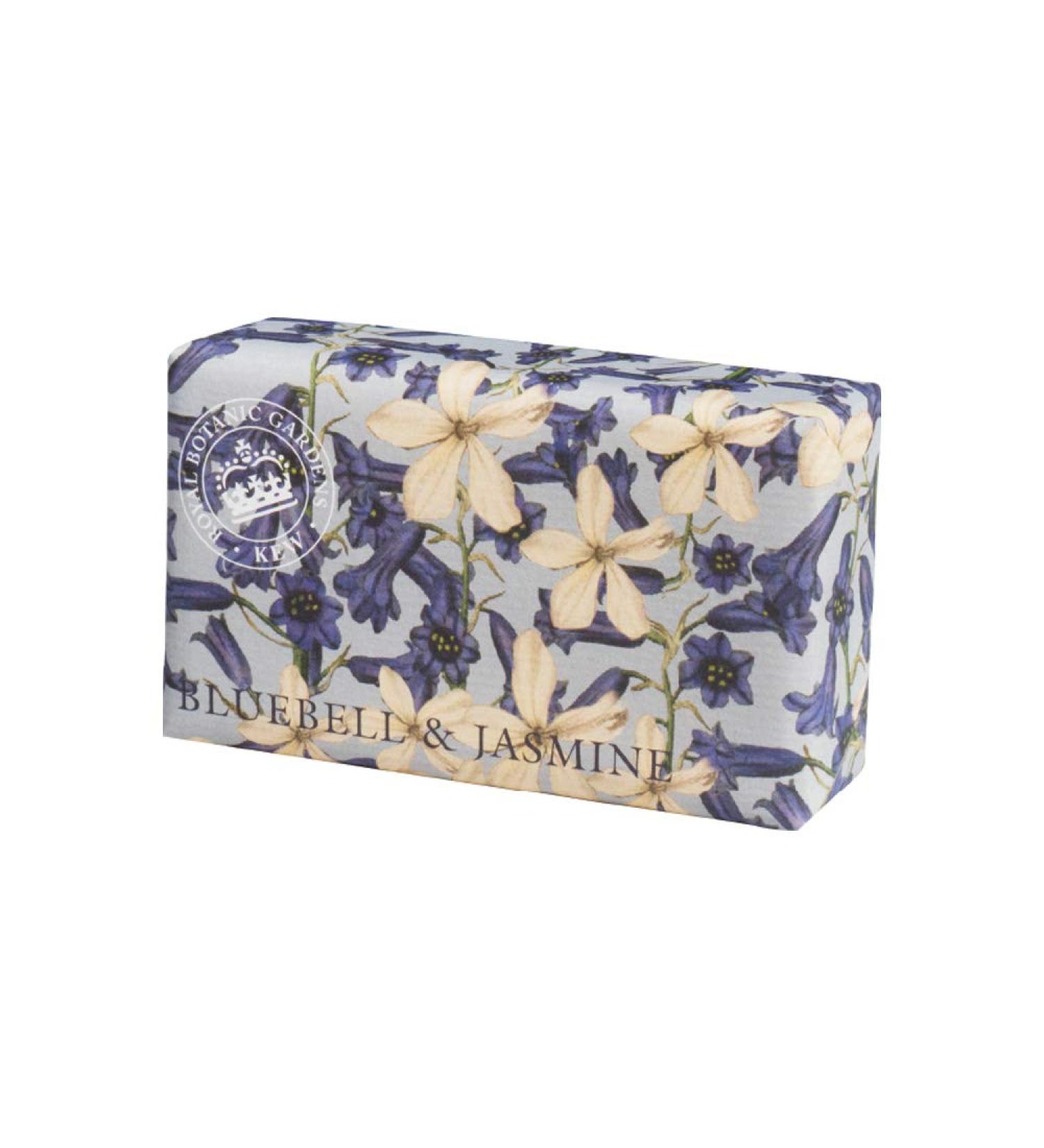 Royal Botanical Gardens Kew Bluebell & Jasmine Shea Butter Soap 240g - Pack of 1 - Buy Online on GoSupps.com