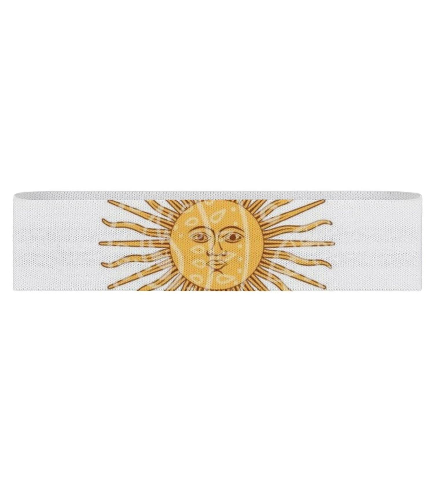Paisley Argentina Flag Yoga Workout Bands | Comfort Legs & Booty Resistance Straps for Physical Therapy - Buy Online on GoSupps.com