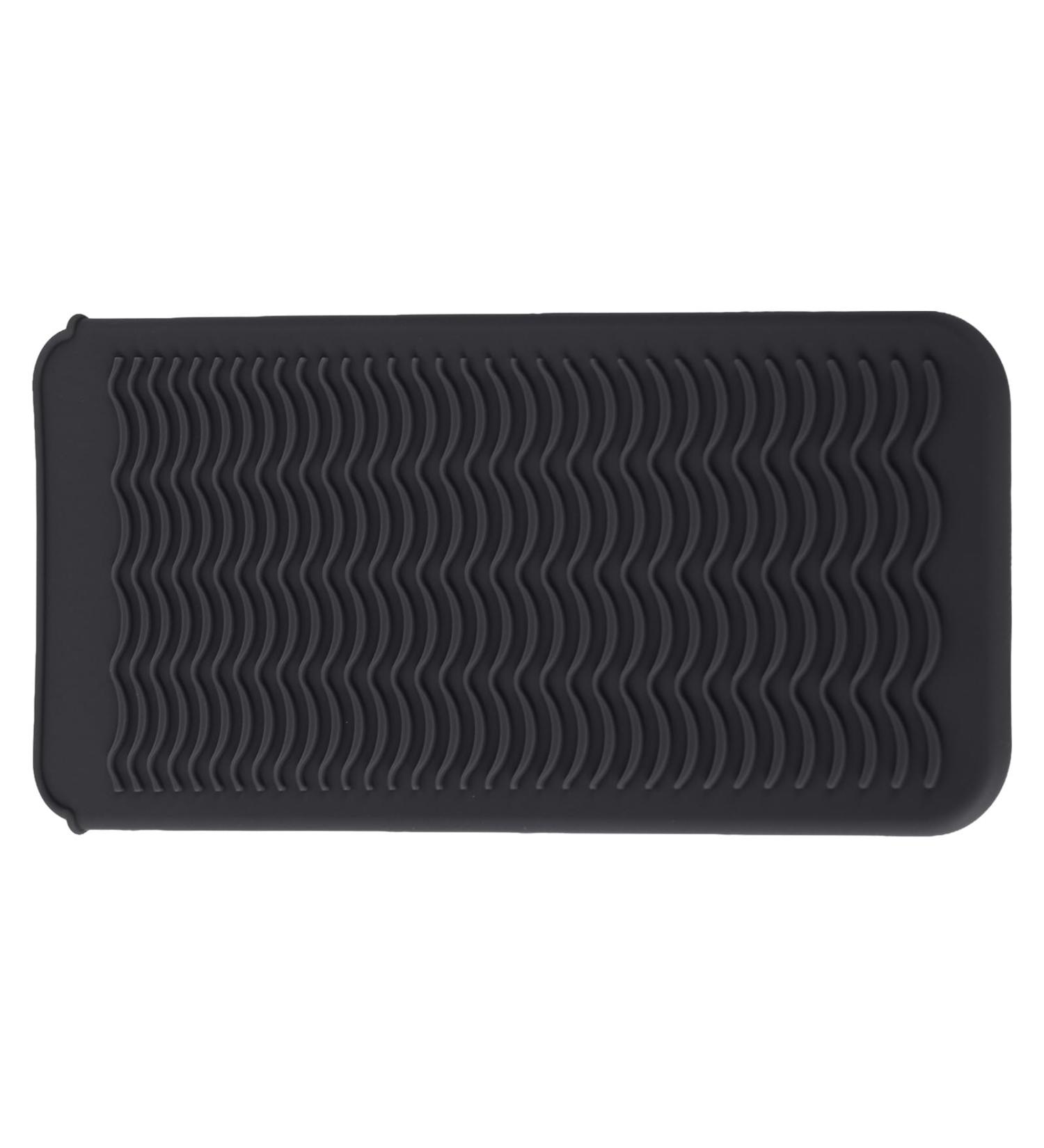 Silicone Pouch Heat Resistant Storage Bag for Curling Irons Traveling Durable Holder (Black) - Buy Online on GoSupps.com