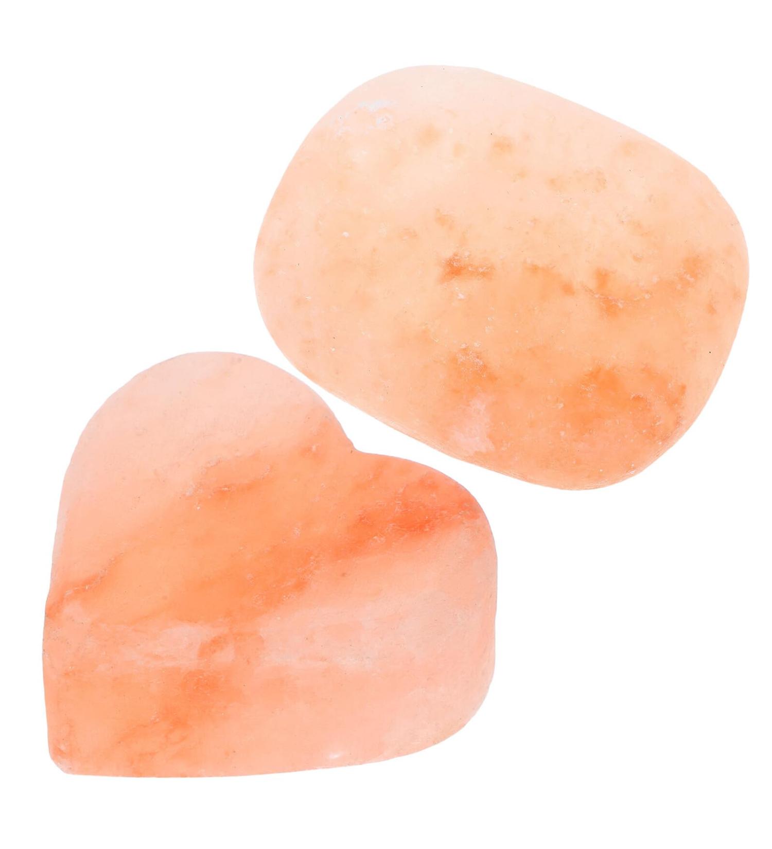 BAZEITFLOW 2 Pieces Salt Soap Salt Deodorant Stone Massage Stone Gua Sha Stone Pink Salt Stone Mineral Deodorant Soap for Bath for Women Salt Scrub Hand-Carved Salt Stone - Buy Online on GoSupps.com