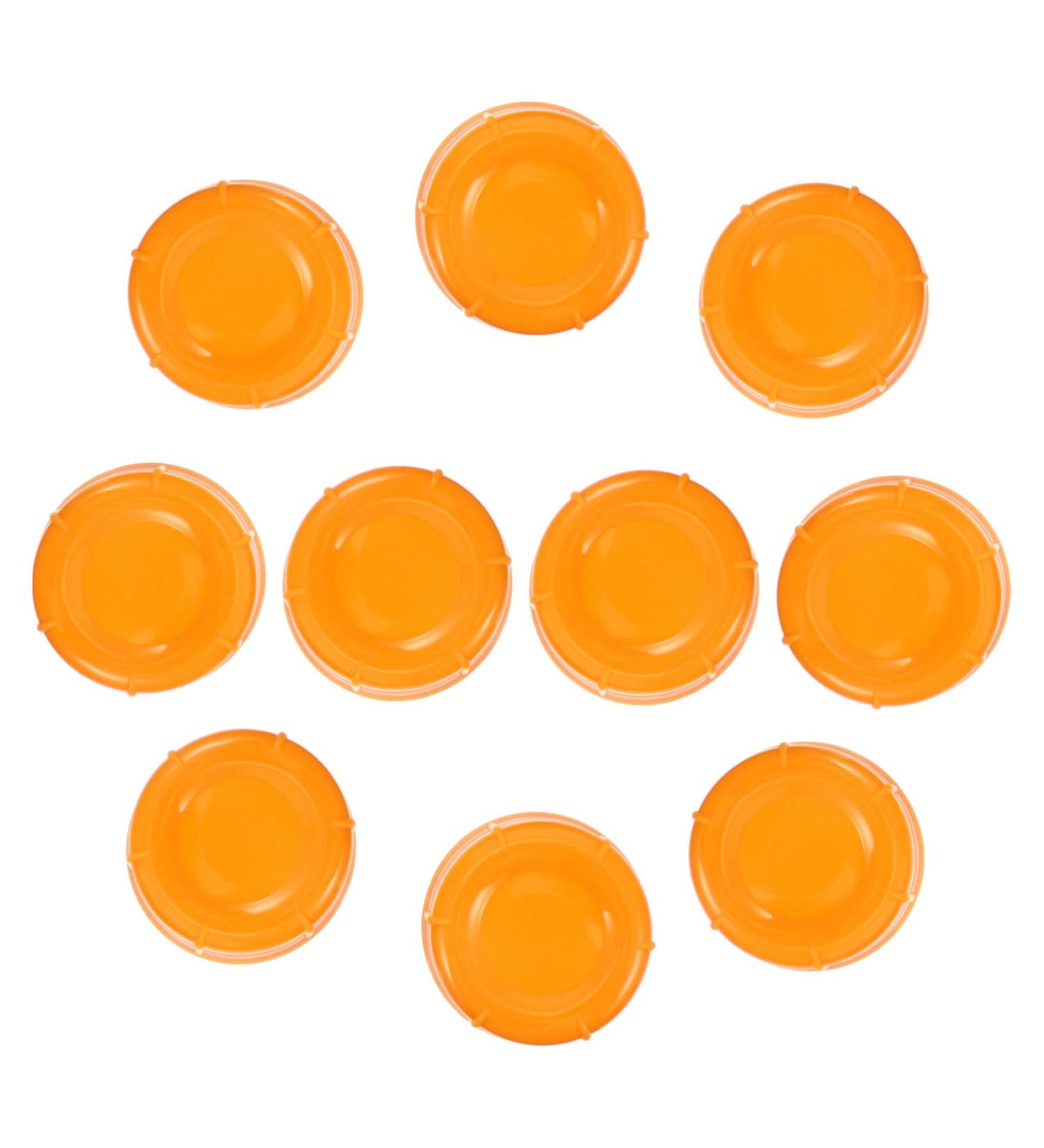 BESTonZON 10pcs Baby Bottle Seal Cap Gift Tags Christmas 43mm Diameter Bottle Lids Girl Replacement Bottle Caps Small Kit Supply Travel Feeding Bottle Infant Products Food Grade Pp Orange 4.3x4.3x1.5cm - Buy Online on GoSupps.com